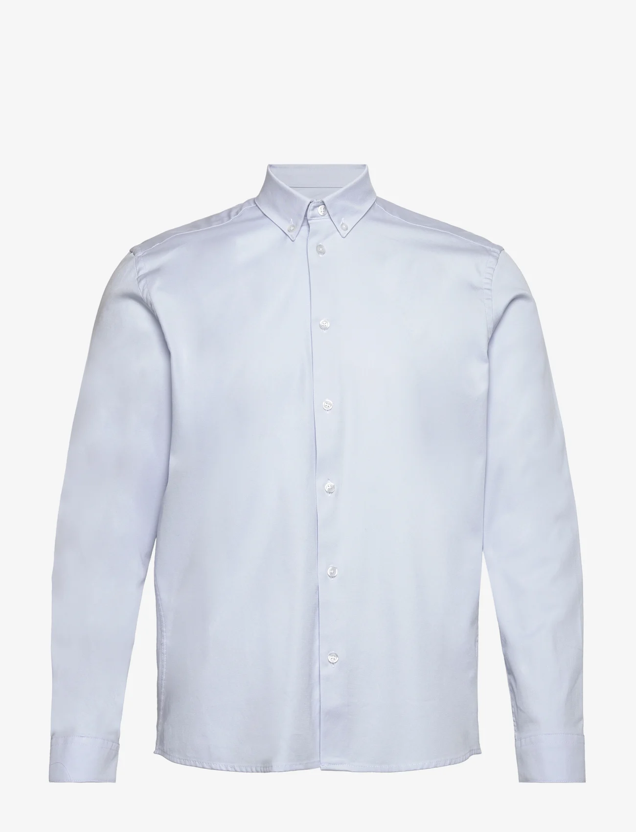 Woodbird - Trime L/S Shirt - laisvalaikio marškiniai - light blue - 0