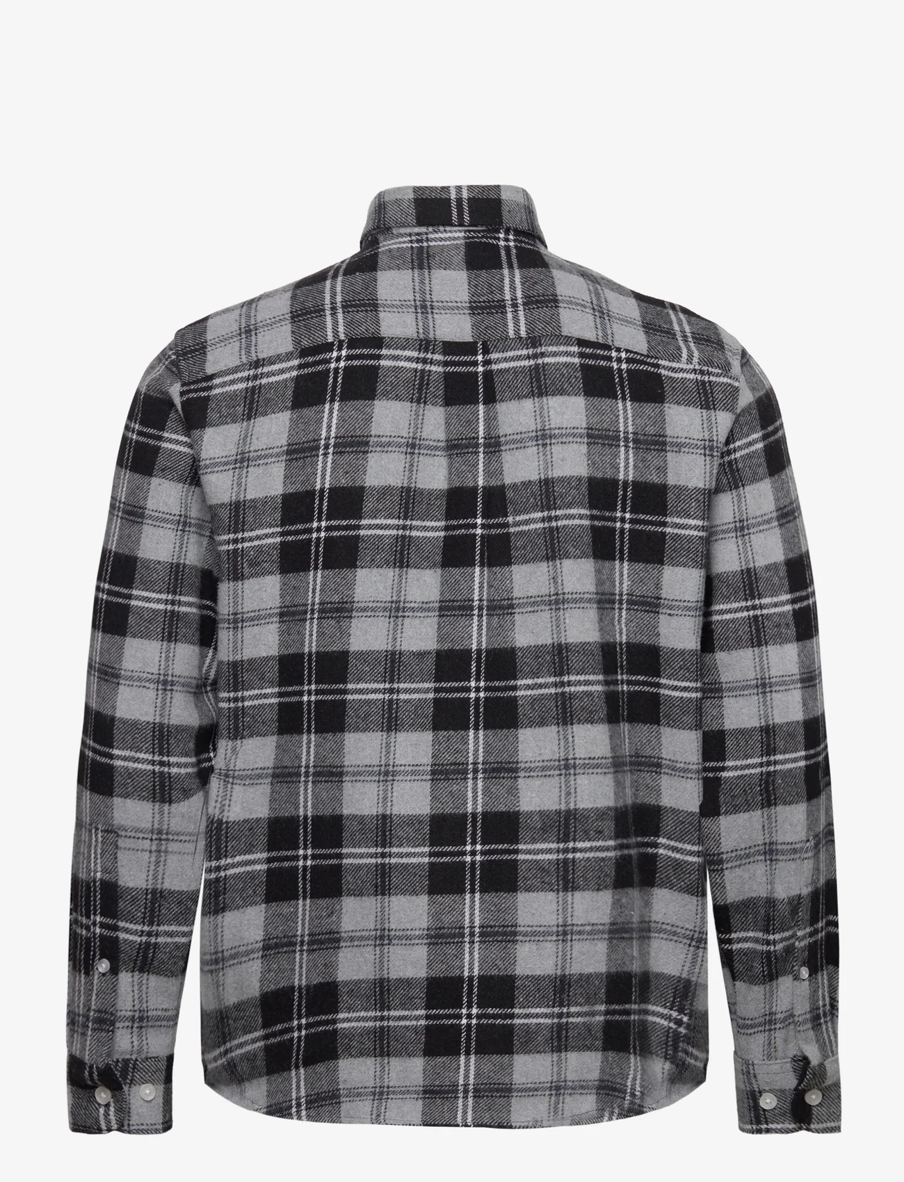 Woodbird - Fling Check Shirt - checkered shirts - grey-black - 1