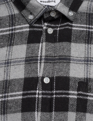 Woodbird - Fling Check Shirt - checkered shirts - grey-black - 2