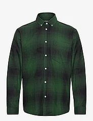 Woodbird - Fling Check Shirt - checkered shirts - black-army - 0