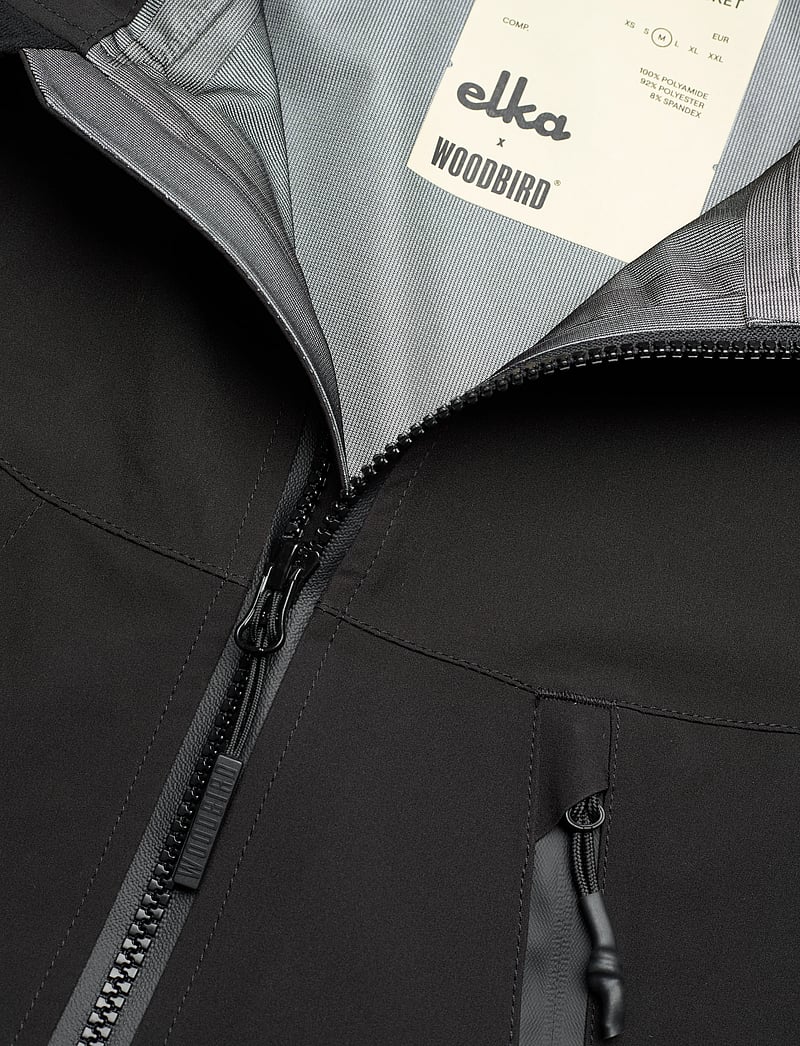 Woodbird - WBMizo Elka Shell Jacket - kevadjoped - black - 2
