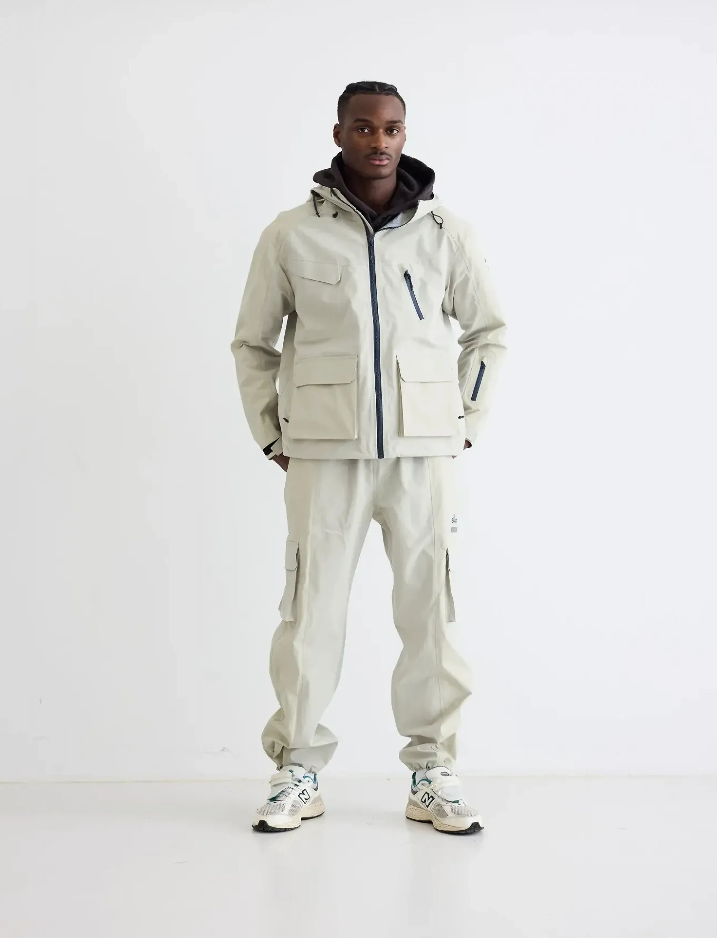 Woodbird - WBMizo Elka Shell Jacket - forårsjakker - stone - 3