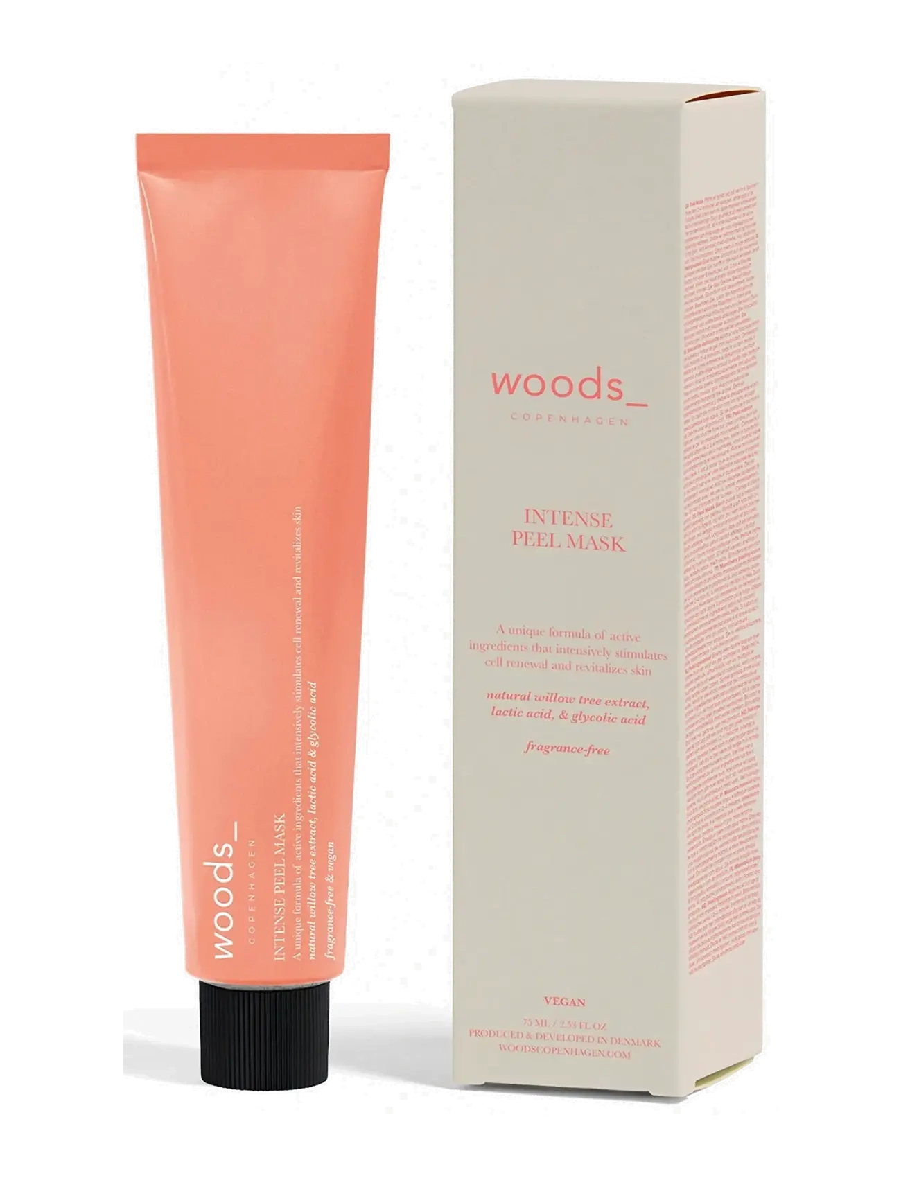 woods_ copenhagen - Intense Peel Mask - kuorivat naamiot - 1017 - clear - 2