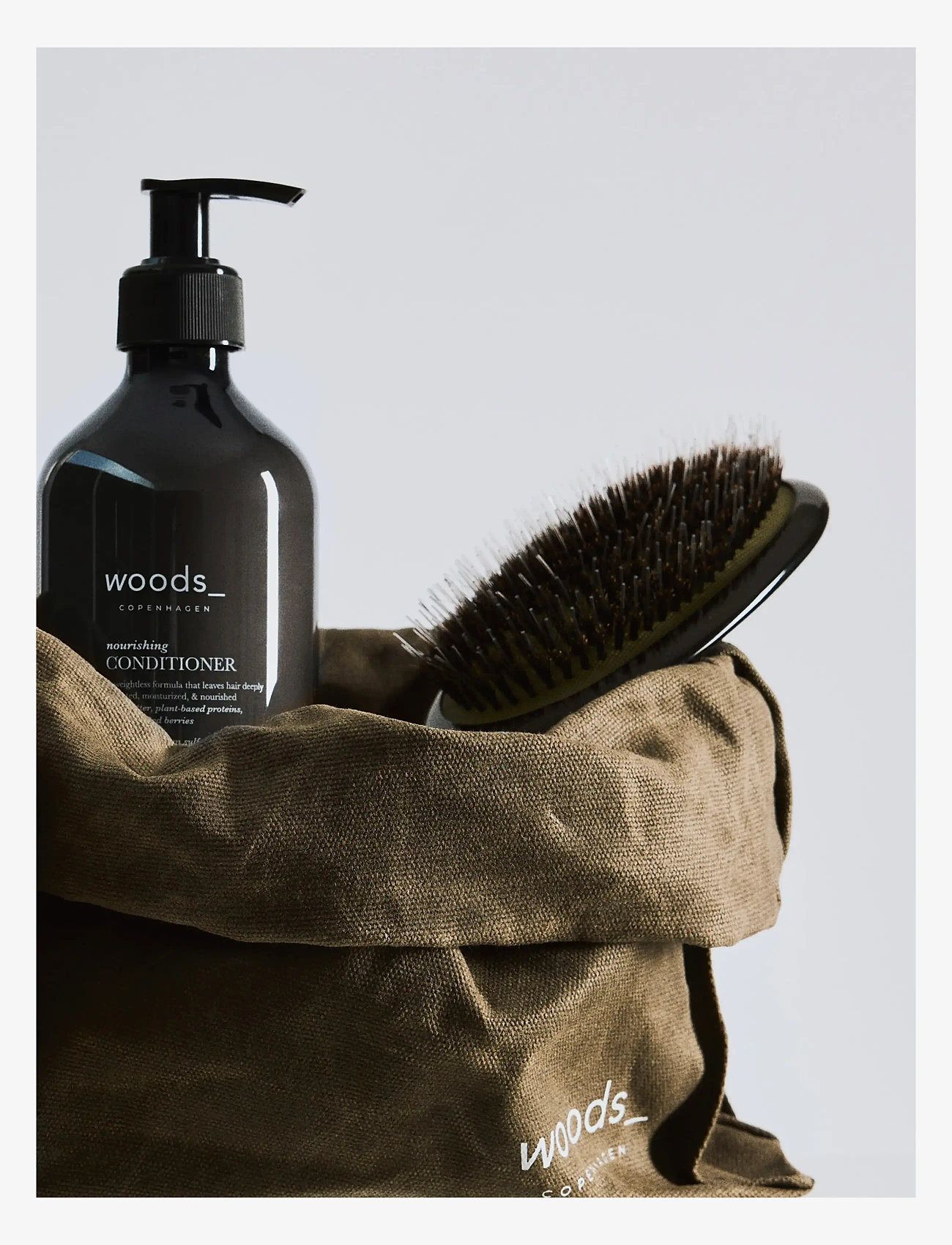 woods_ copenhagen - Detangling Brush - detangling harjad - 1017 - clear - 4