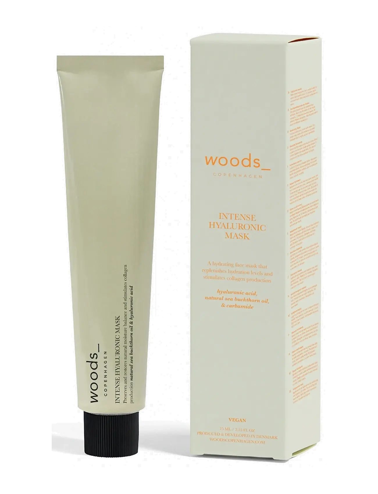woods_ copenhagen - Intense Hyaluronic Mask - fugtgivende masker - 1017 - clear - 2