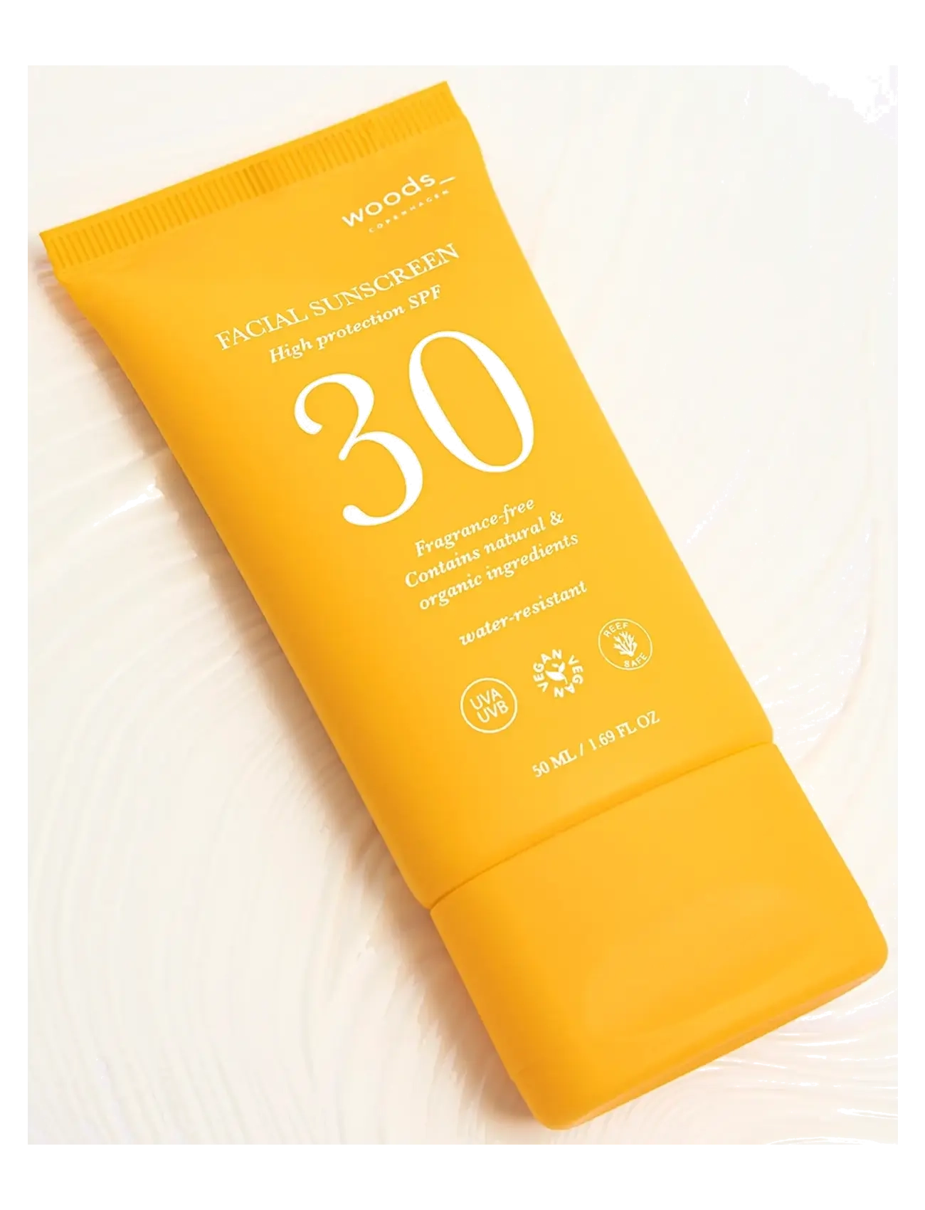 woods_ copenhagen - Facial Sunscreen SPF30 - för ansiktet - 1017 - clear - 2