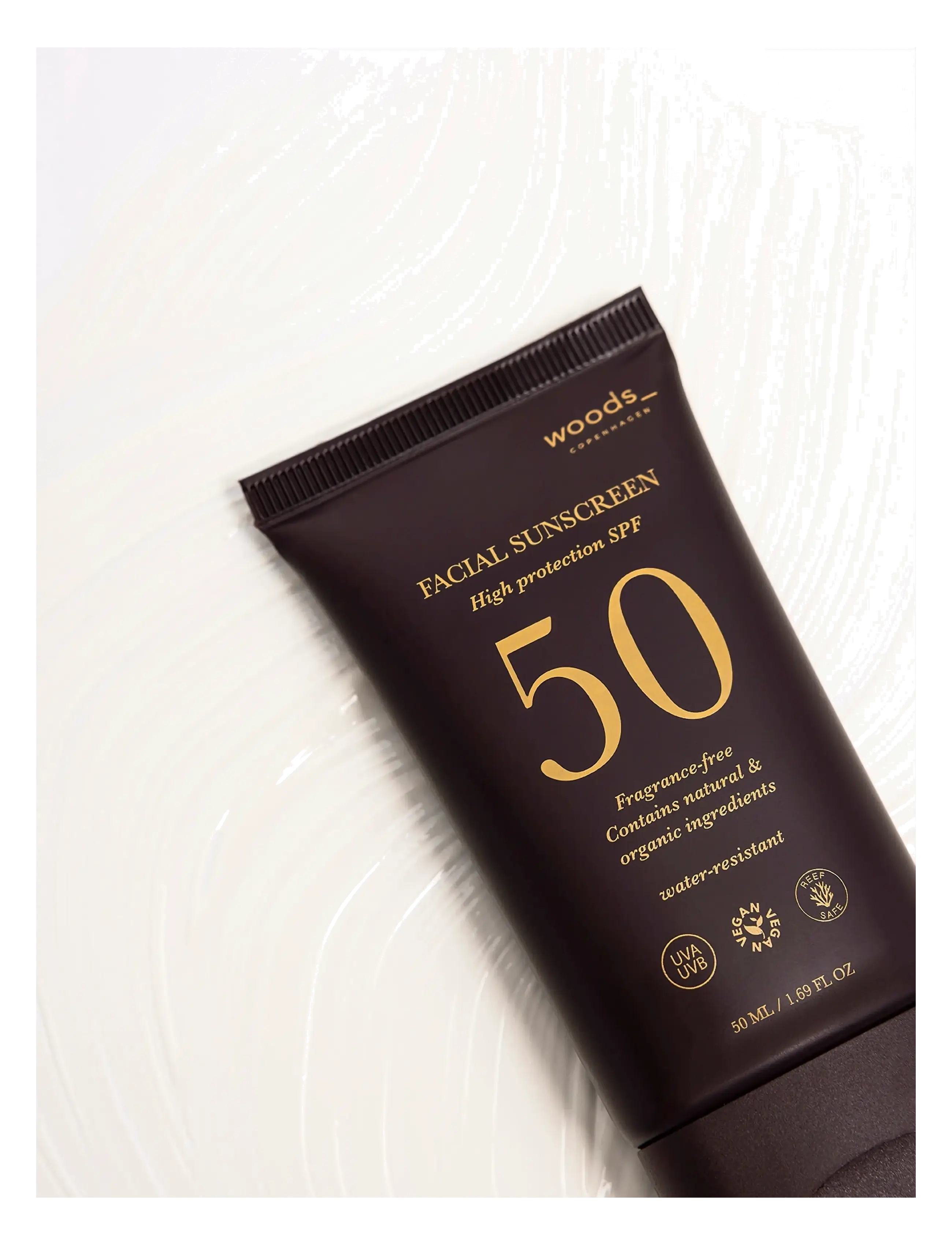 woods_ copenhagen - Facial Sunscreen SPF50 - 1017 - clear - 2