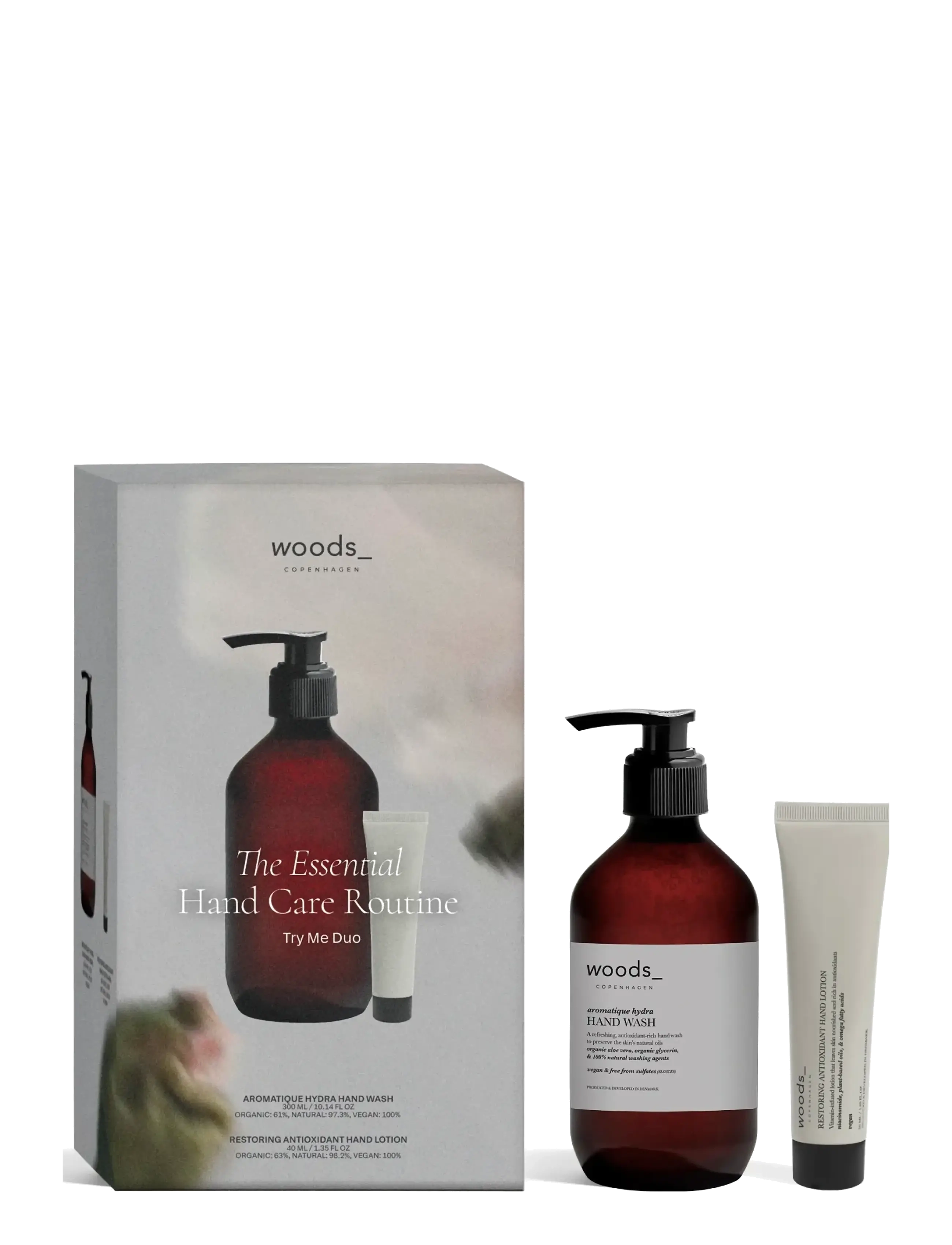 woods_ copenhagen The Essential Hand Care Routine – Try Me Duo - Handkräm - 1017 - CLEAR / clear