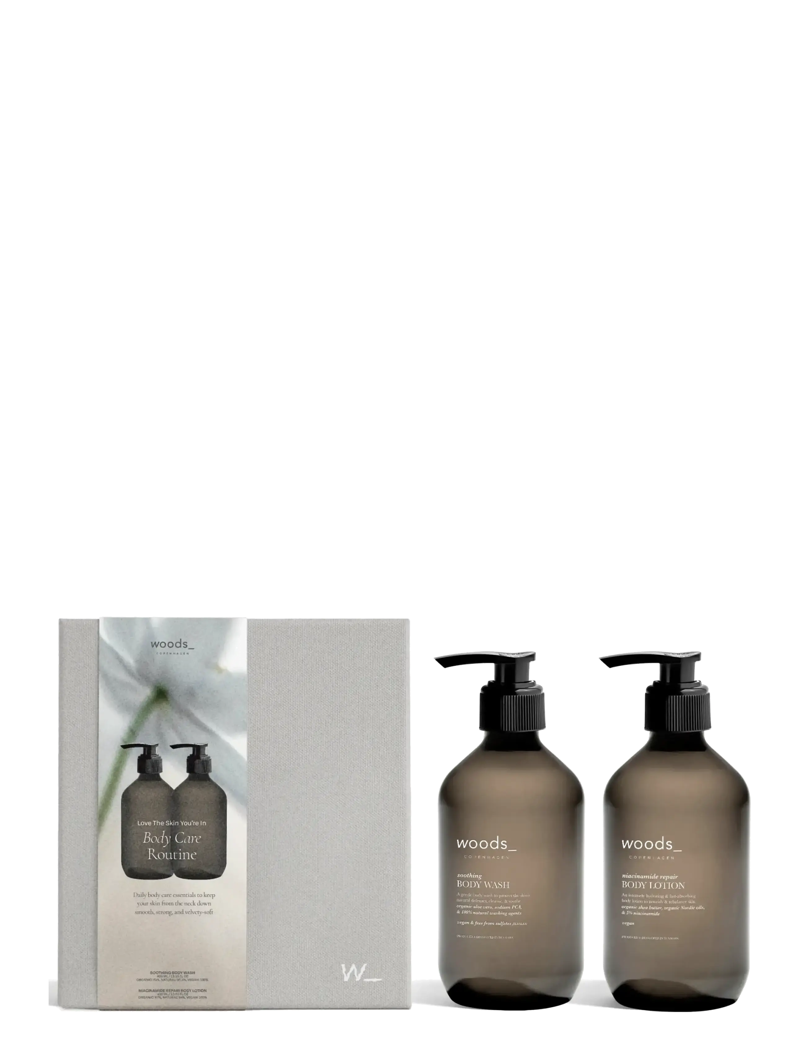 woods_ copenhagen Love The Skin You’re In – Body Care Routine - Gift sets - 1017 - CLEAR / black