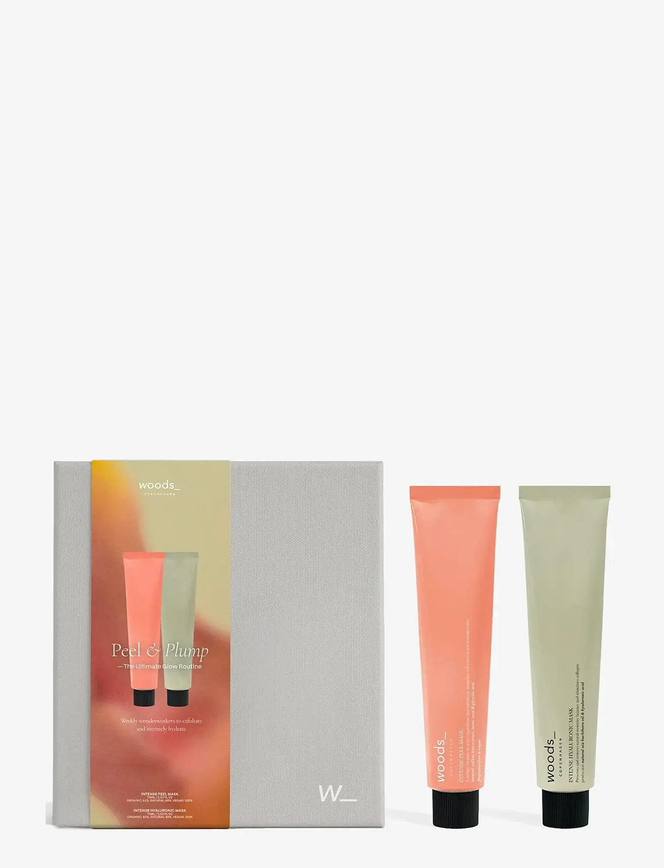 woods_ copenhagen - Peel & Plump -The Ultimate Glow Routine - ansiktspeeling - 1017 - clear - 1