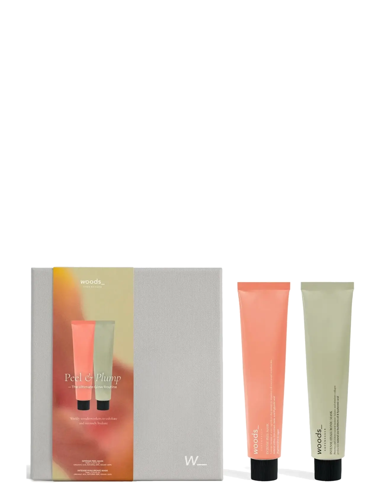 woods_ copenhagen Peel & Plump -The Ultimate Glow Routine - Gift sets - 1017 - CLEAR / clear