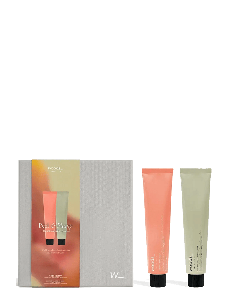 woods_ copenhagen - Peel & Plump -The Ultimate Glow Routine - peeling - ansigte - 1017 - clear - 1