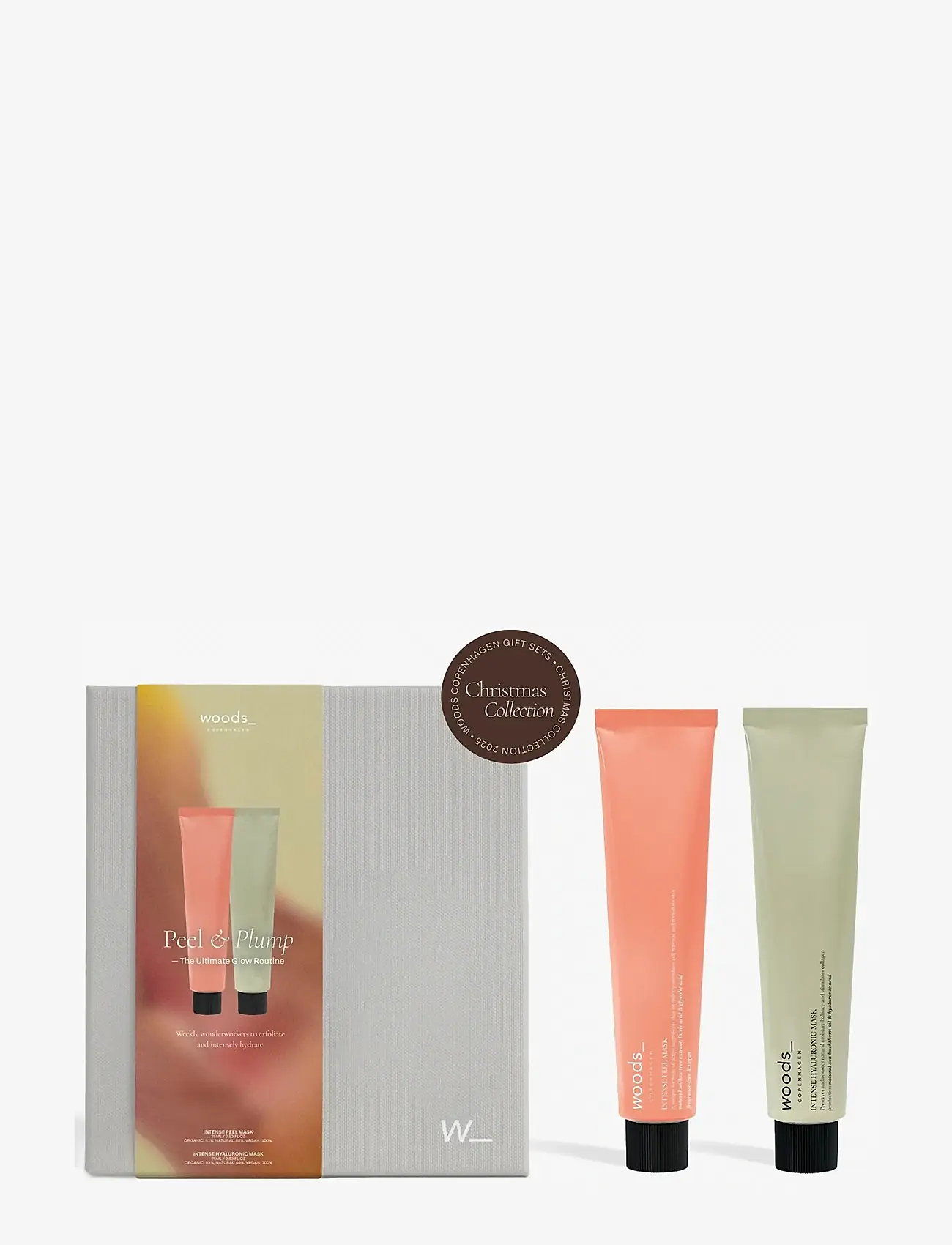 woods_ copenhagen - Peel & Plump -The Ultimate Glow Routine - ansiktspeeling - 1017 - clear - 2