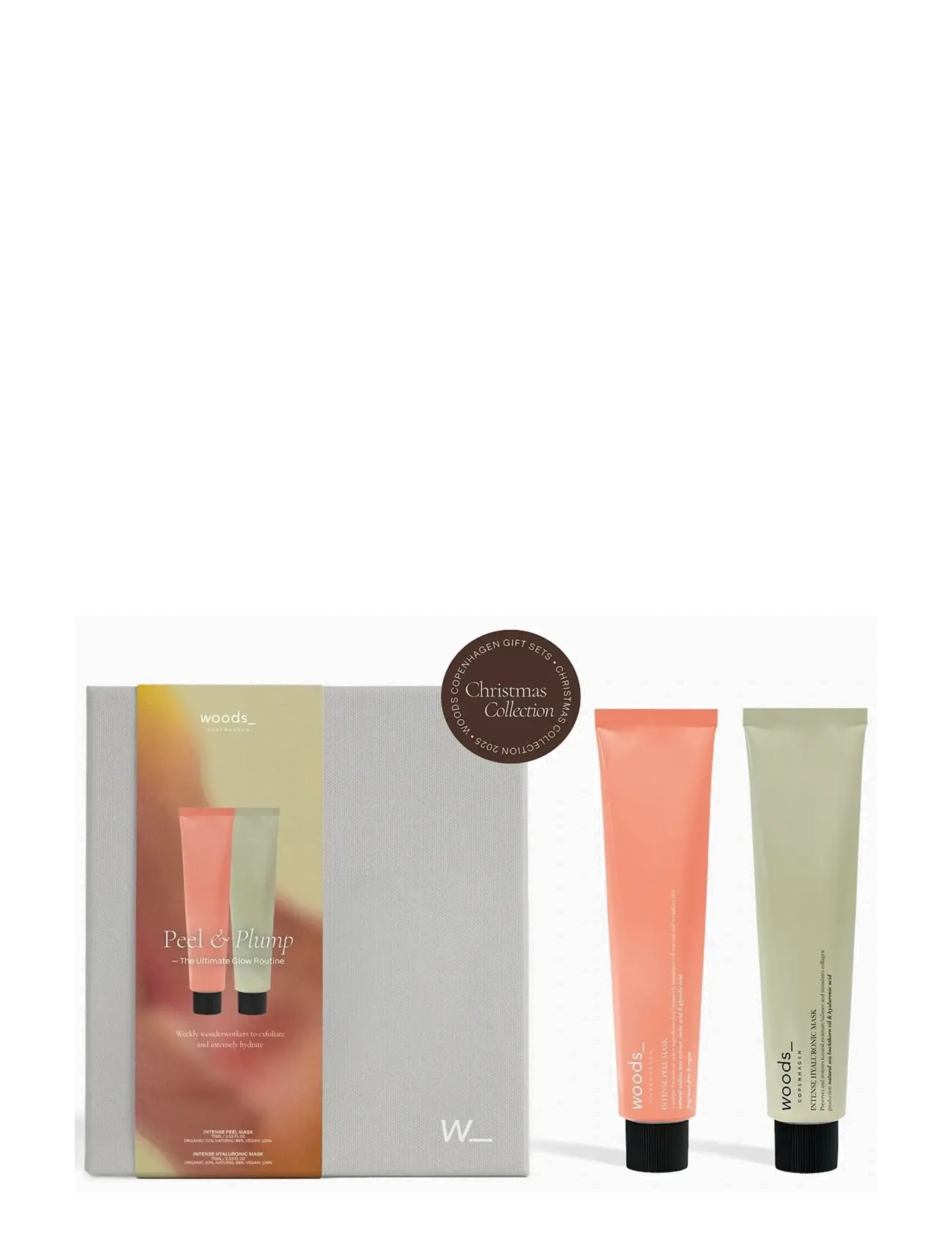 woods_ copenhagen - Peel & Plump -The Ultimate Glow Routine - ansiktspeeling - 1017 - clear - 2