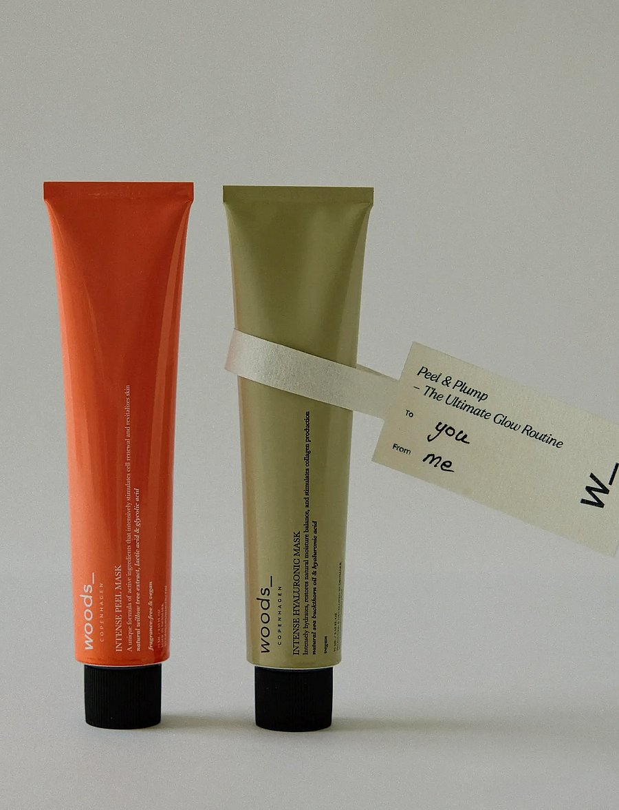 woods_ copenhagen - Peel & Plump -The Ultimate Glow Routine - gåvoset - 1017 - clear - 0