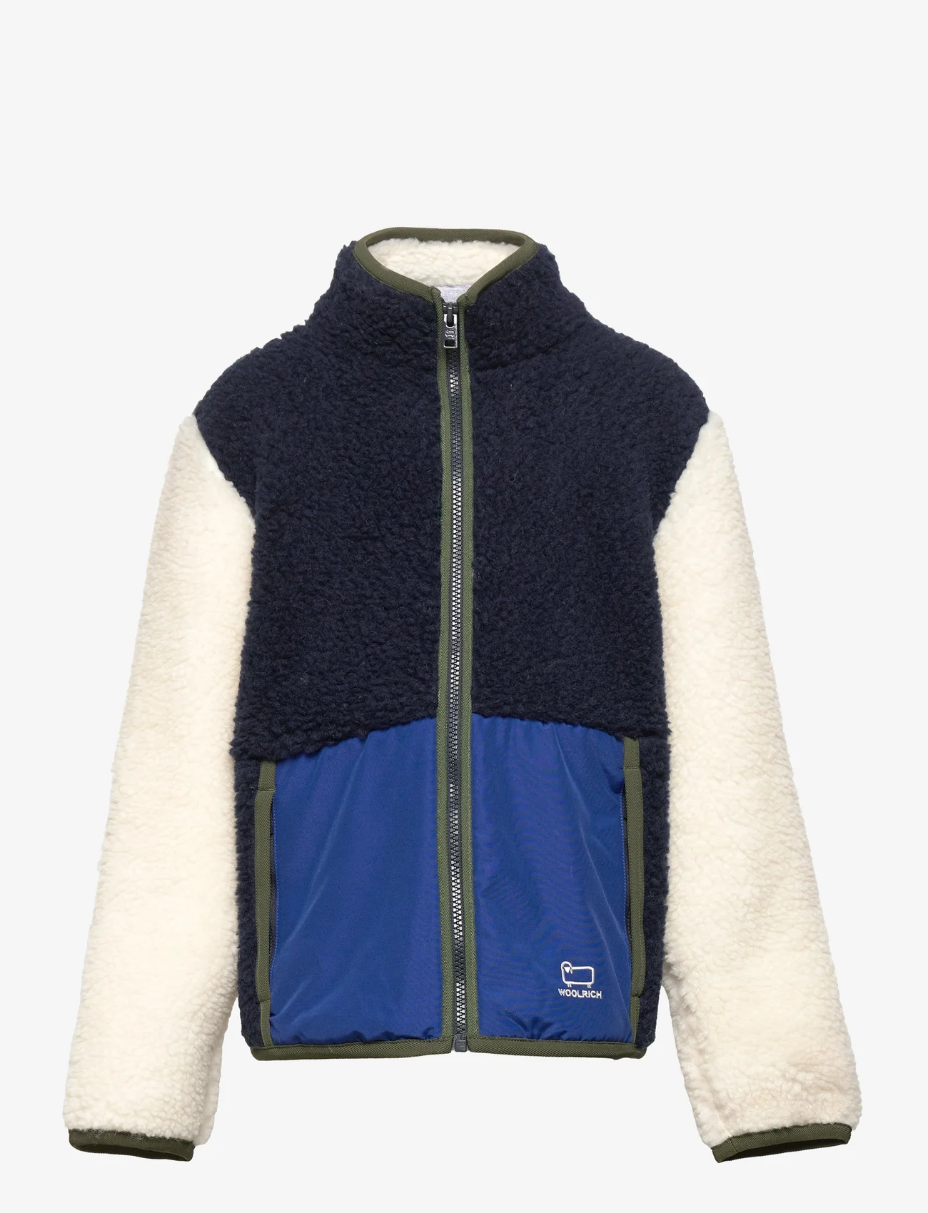 WOOLRICH - UNISEX CURLY TRACK - fleece jacket - melton blue - 0