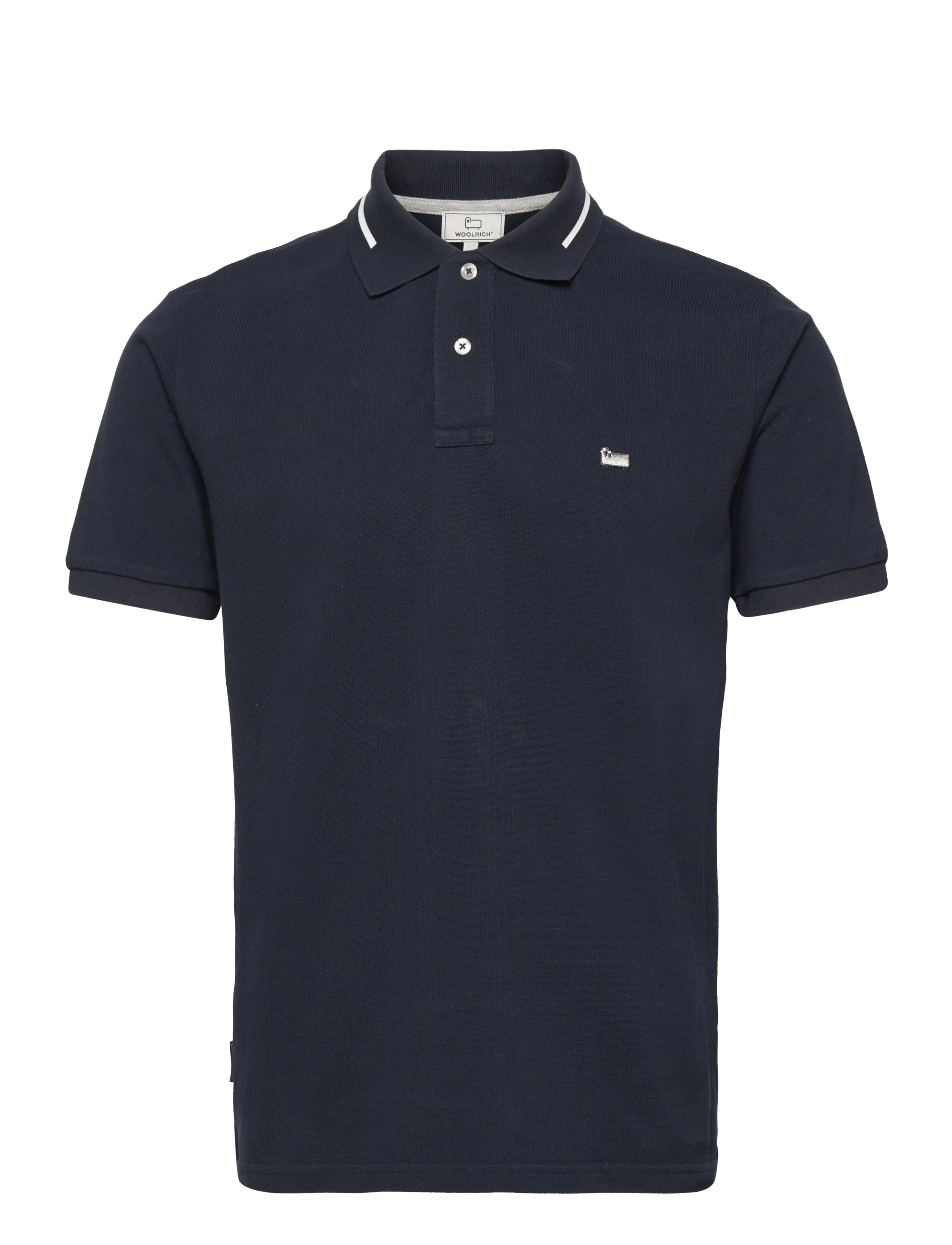 WOOLRICH - CLASSIC COLLAR LOGO POLO - melton blue - 0