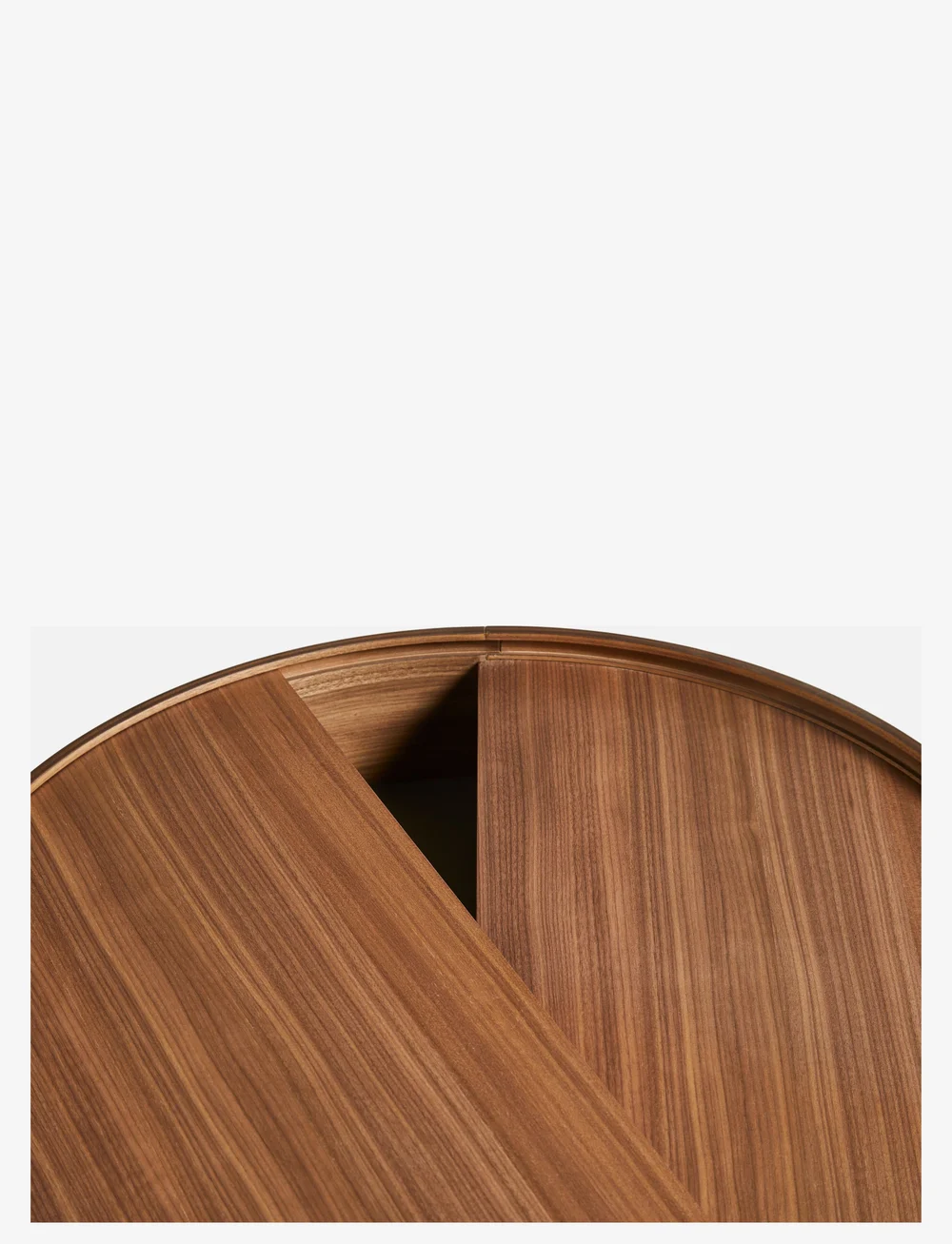 WOUD - Arc coffee table - couchtische - mat laquered walnut - 2