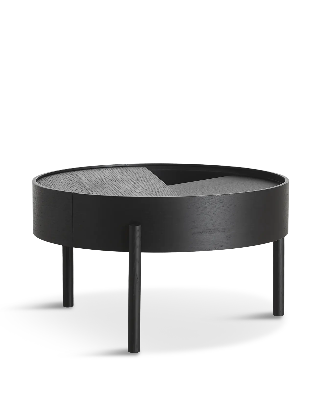 WOUD Arc Coffee Table, Sofabord, Sort, Str: ONE SIZE