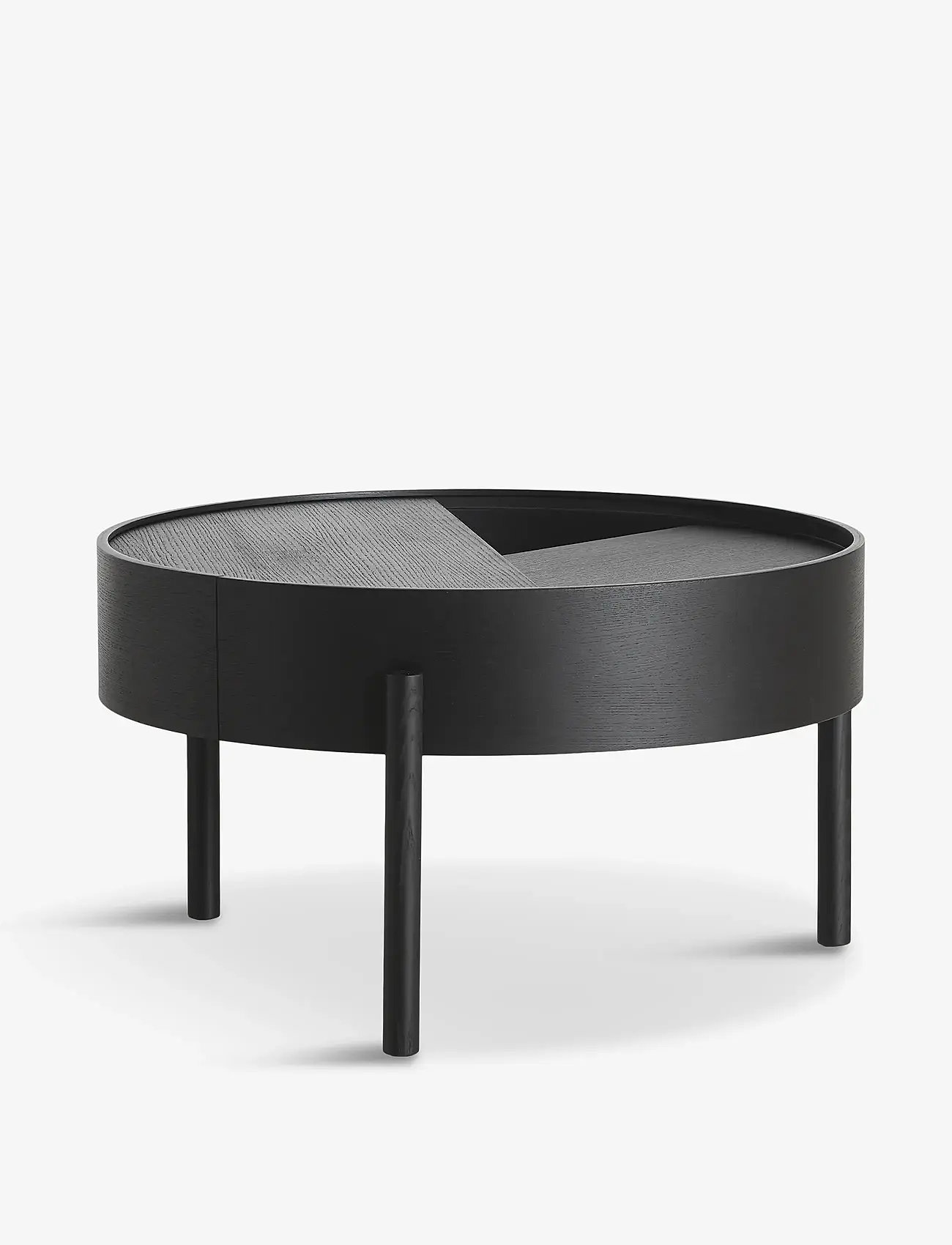 WOUD - Arc coffee table - tische - black painted ash - 0