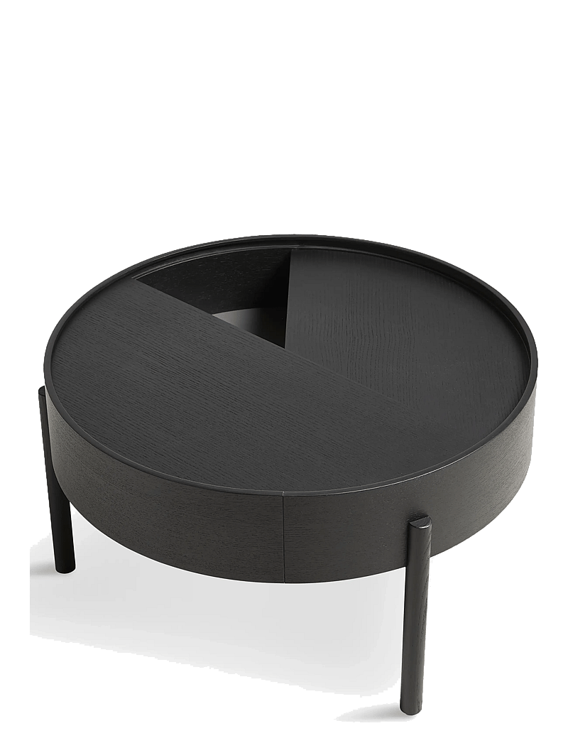 WOUD - Arc coffee table - tische - black painted ash - 1