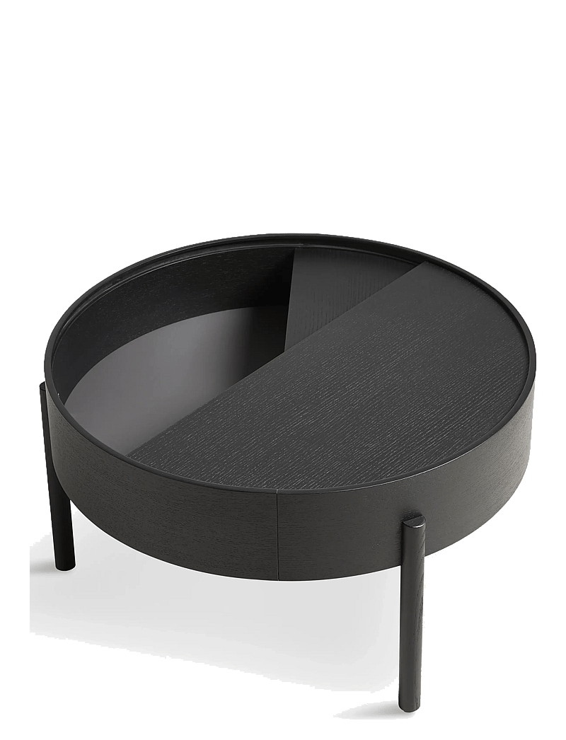 WOUD - Arc coffee table - tische - black painted ash - 2