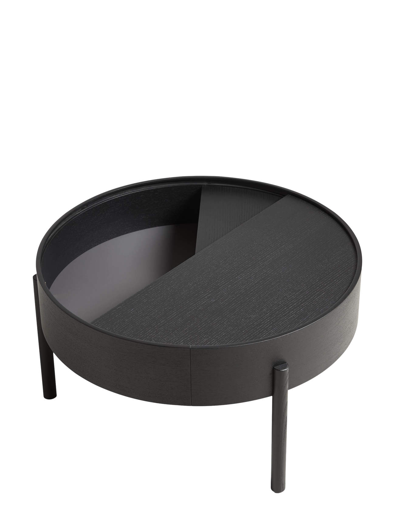 WOUD - Arc coffee table - tische - black painted ash - 2