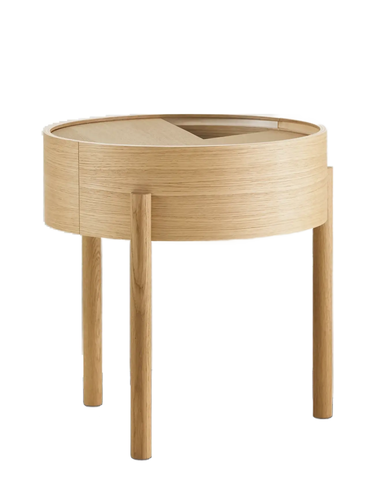 WOUD - Arc side table - tische - oiled oak - 0