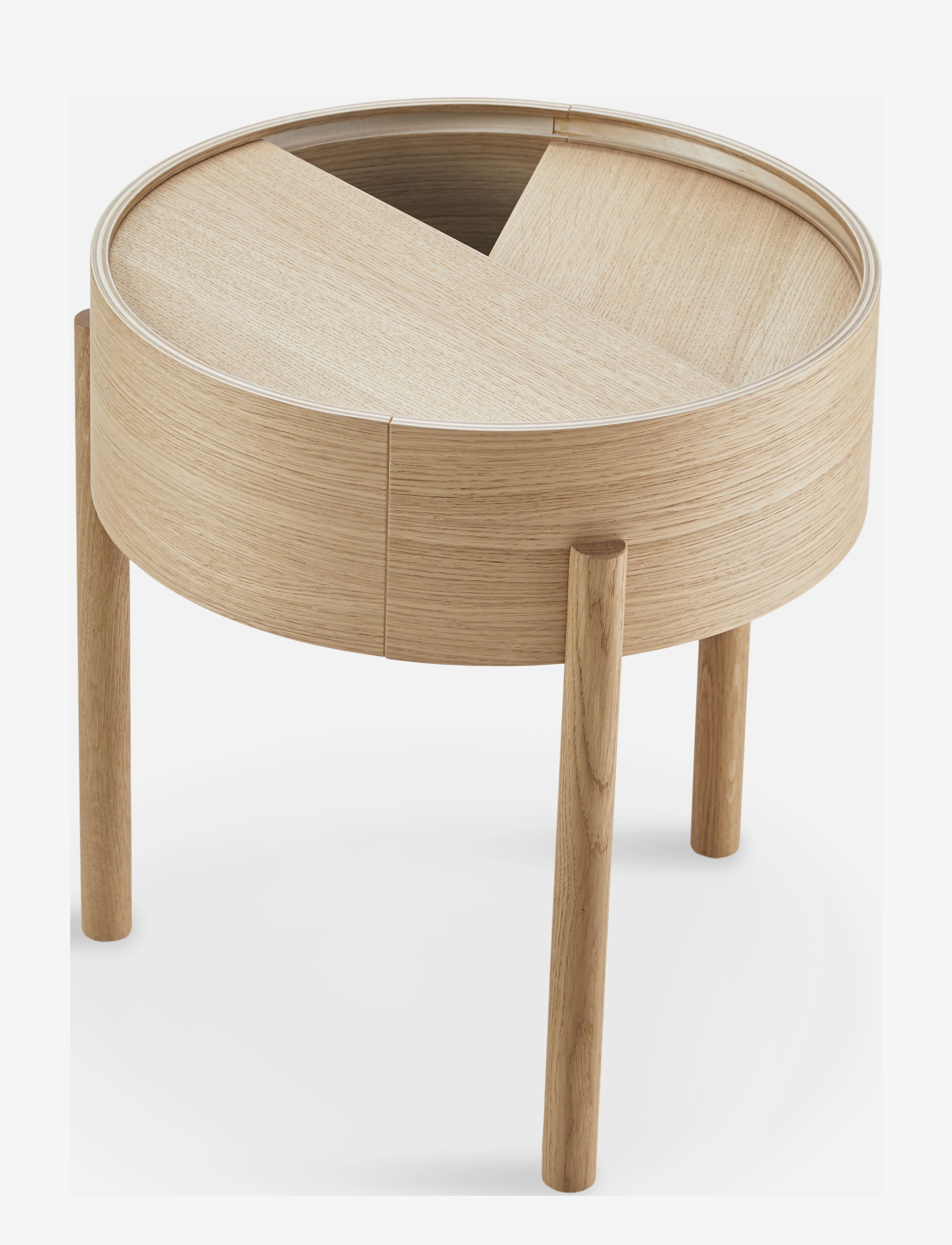WOUD - Arc side table - tische - oiled oak - 1