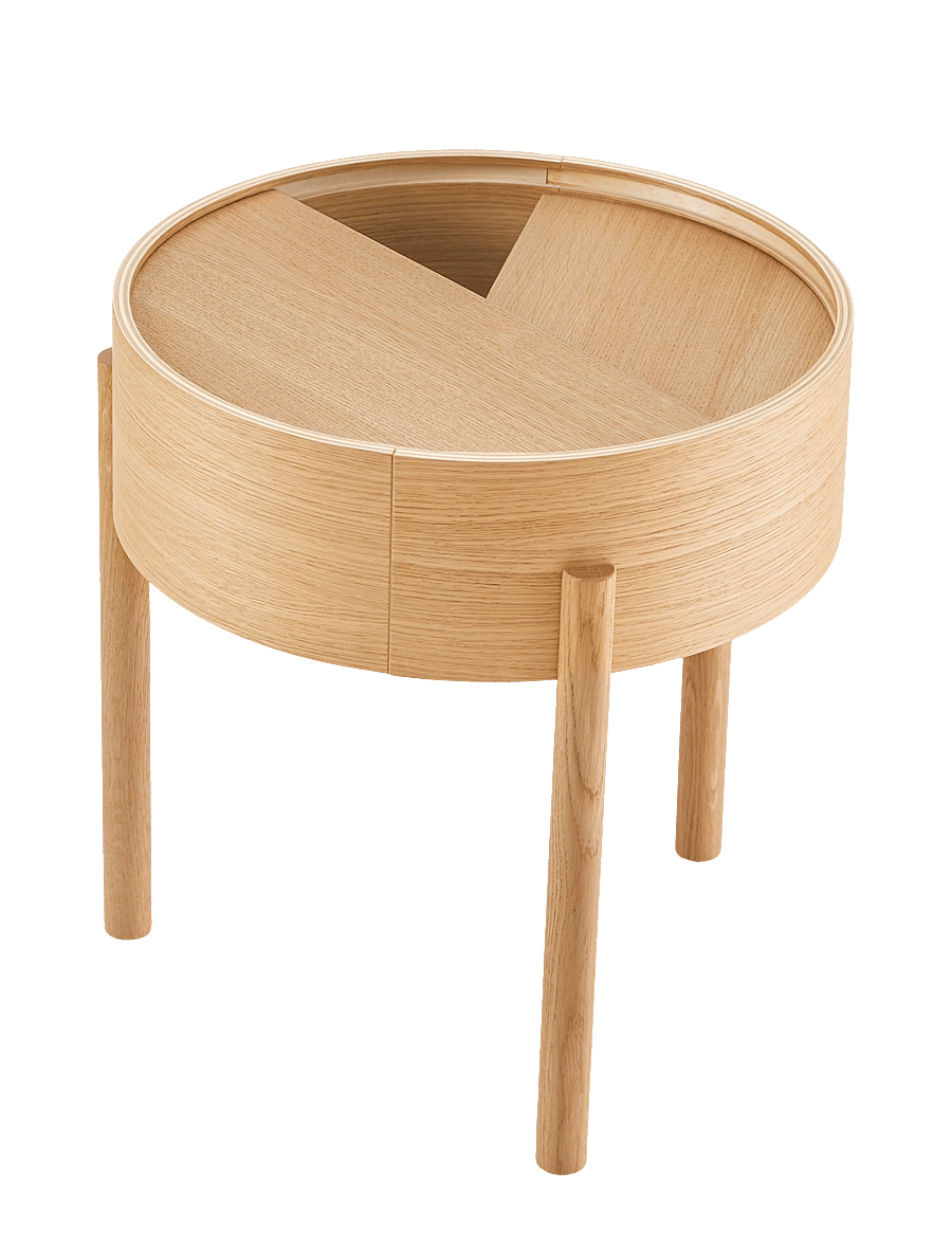 WOUD - Arc side table - beistelltische & kleine tische - oiled oak - 2