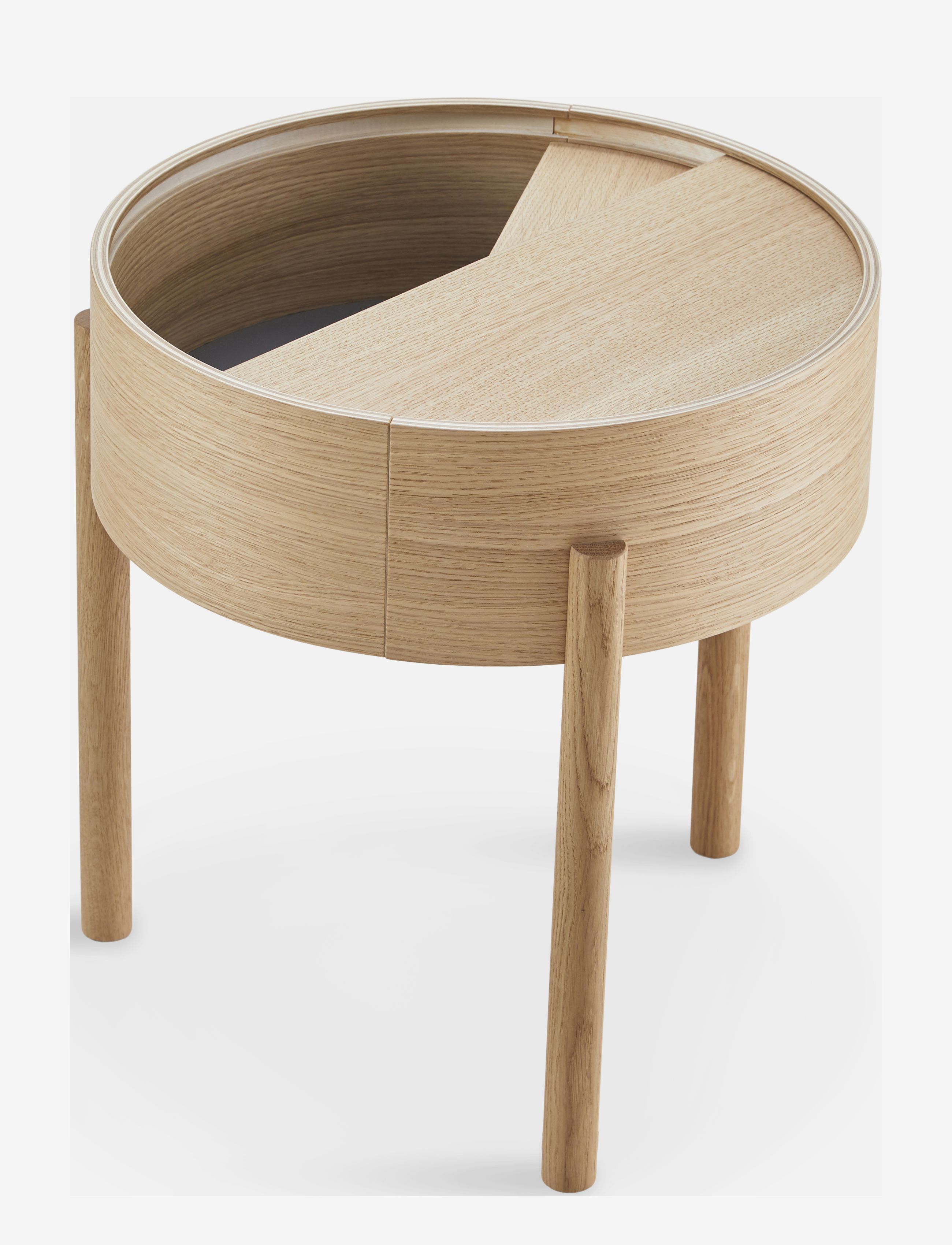WOUD - Arc side table - tische - oiled oak - 2