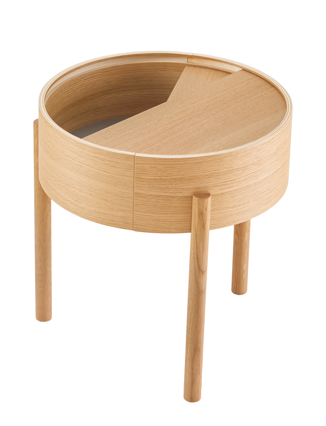 WOUD - Arc side table - beistelltische & kleine tische - oiled oak - 3