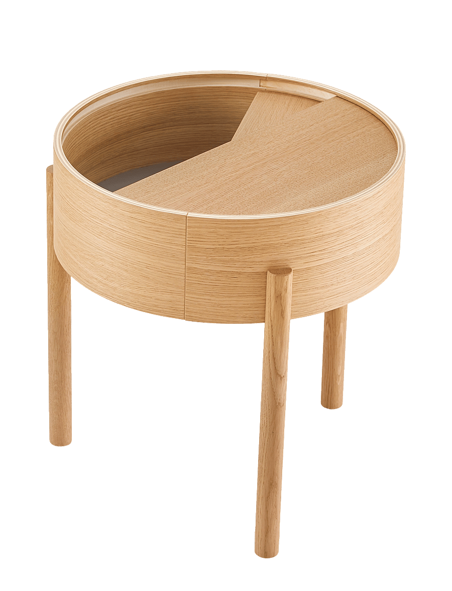 WOUD - Arc side table - beistelltische & kleine tische - oiled oak - 3