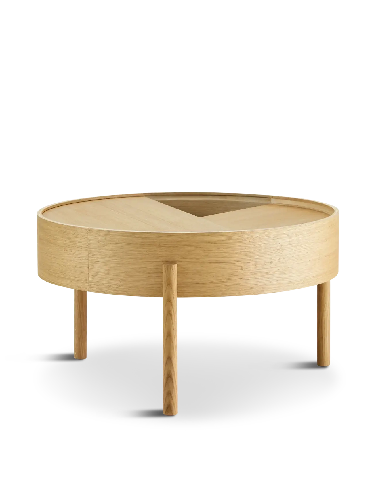 WOUD Arc Coffee Table, Sofabord, Hvid, Str: 66X 38CM