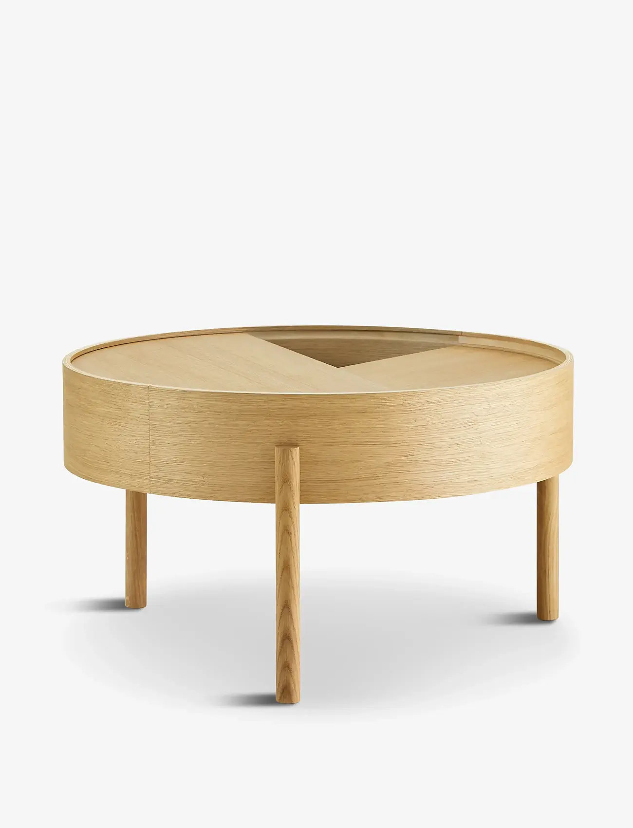 WOUD - Arc coffee table - lauad - oiled oak - 0