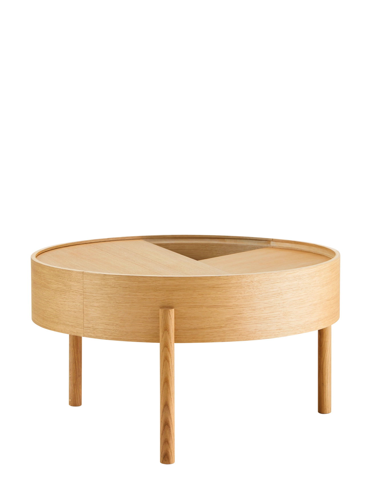 WOUD Arc coffee table - WOUD - OILED OAK / natural