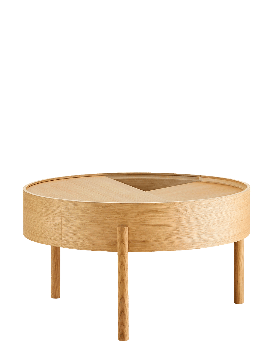 WOUD - Arc coffee table - tische - oiled oak - 0