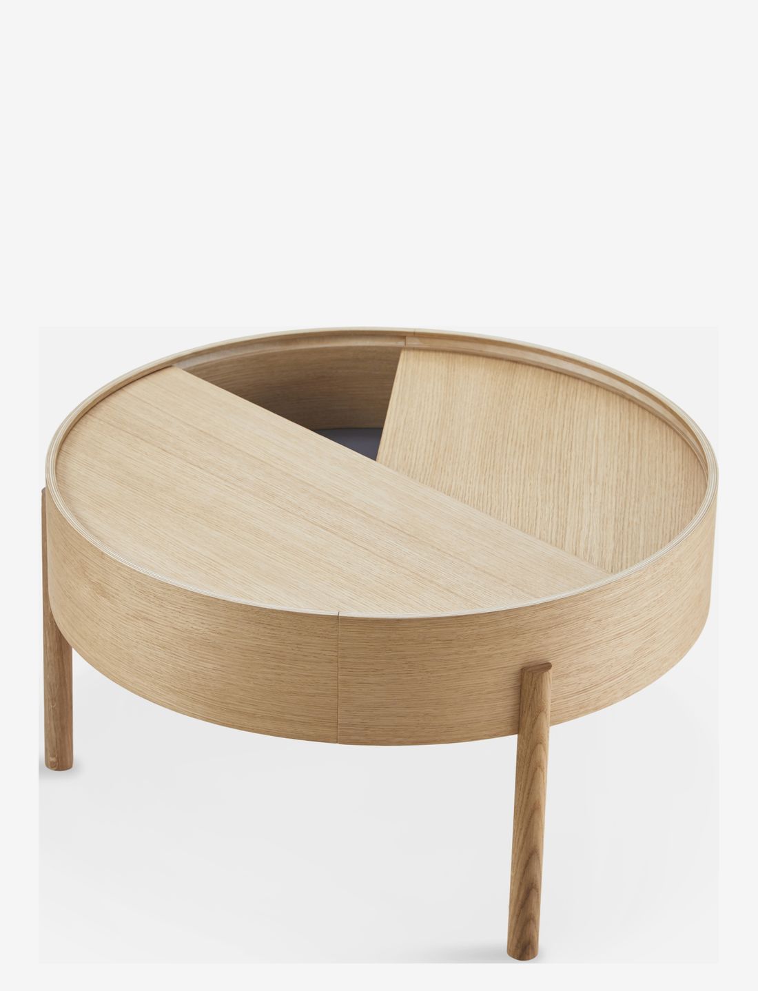WOUD - Arc coffee table - sófaborð - oiled oak - 1