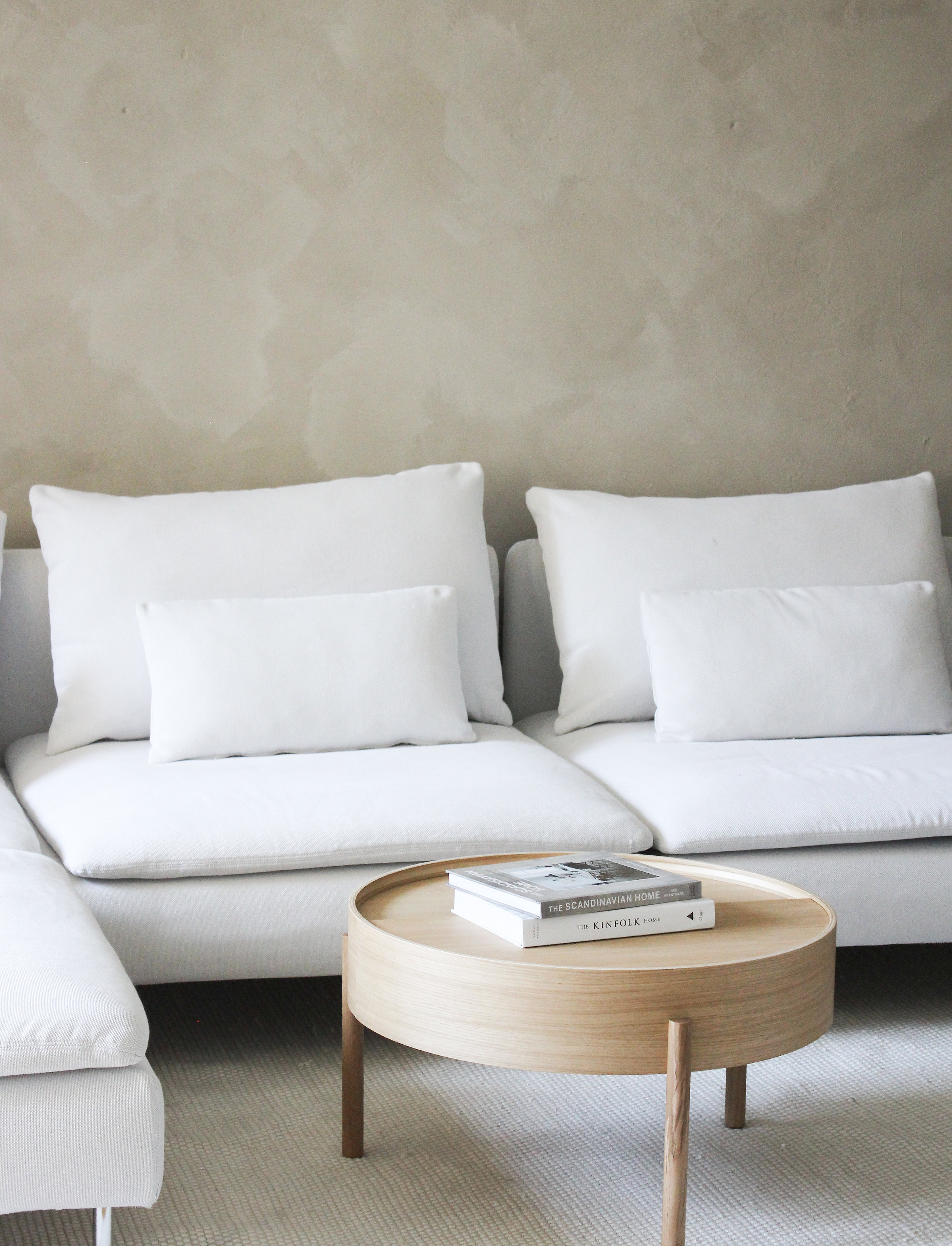 WOUD Arc Coffee Table, 66X 38 cm, Tables, Weiß - Homeware