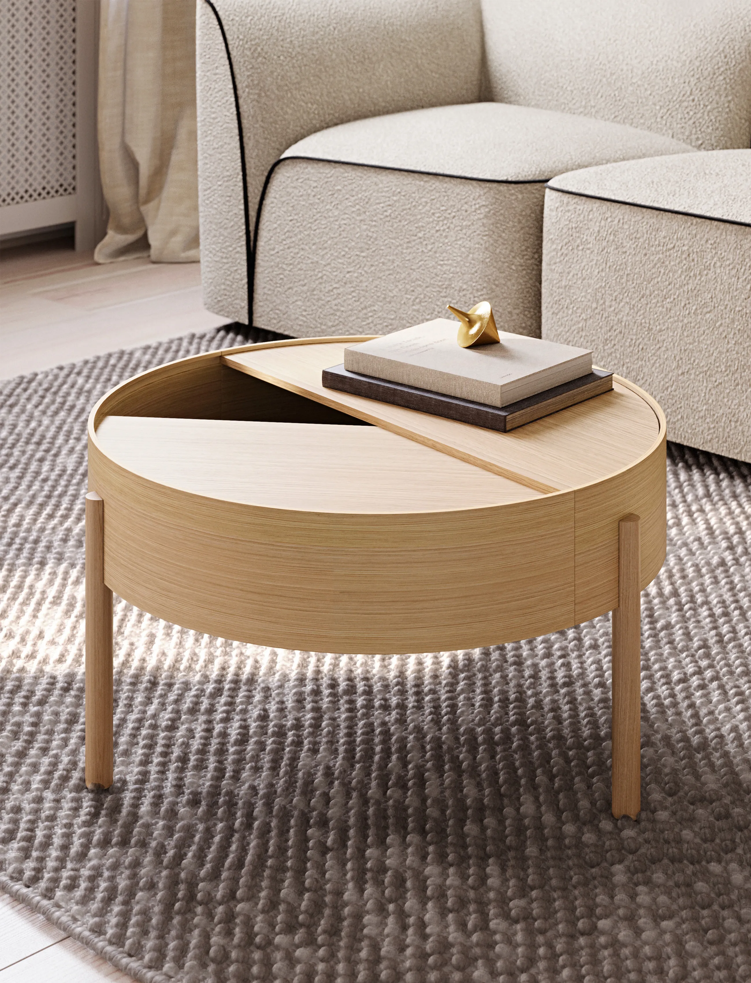 WOUD - Arc coffee table - tische - oiled oak - 5