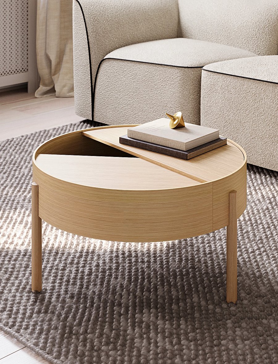 WOUD - Arc coffee table - tische - oiled oak - 5