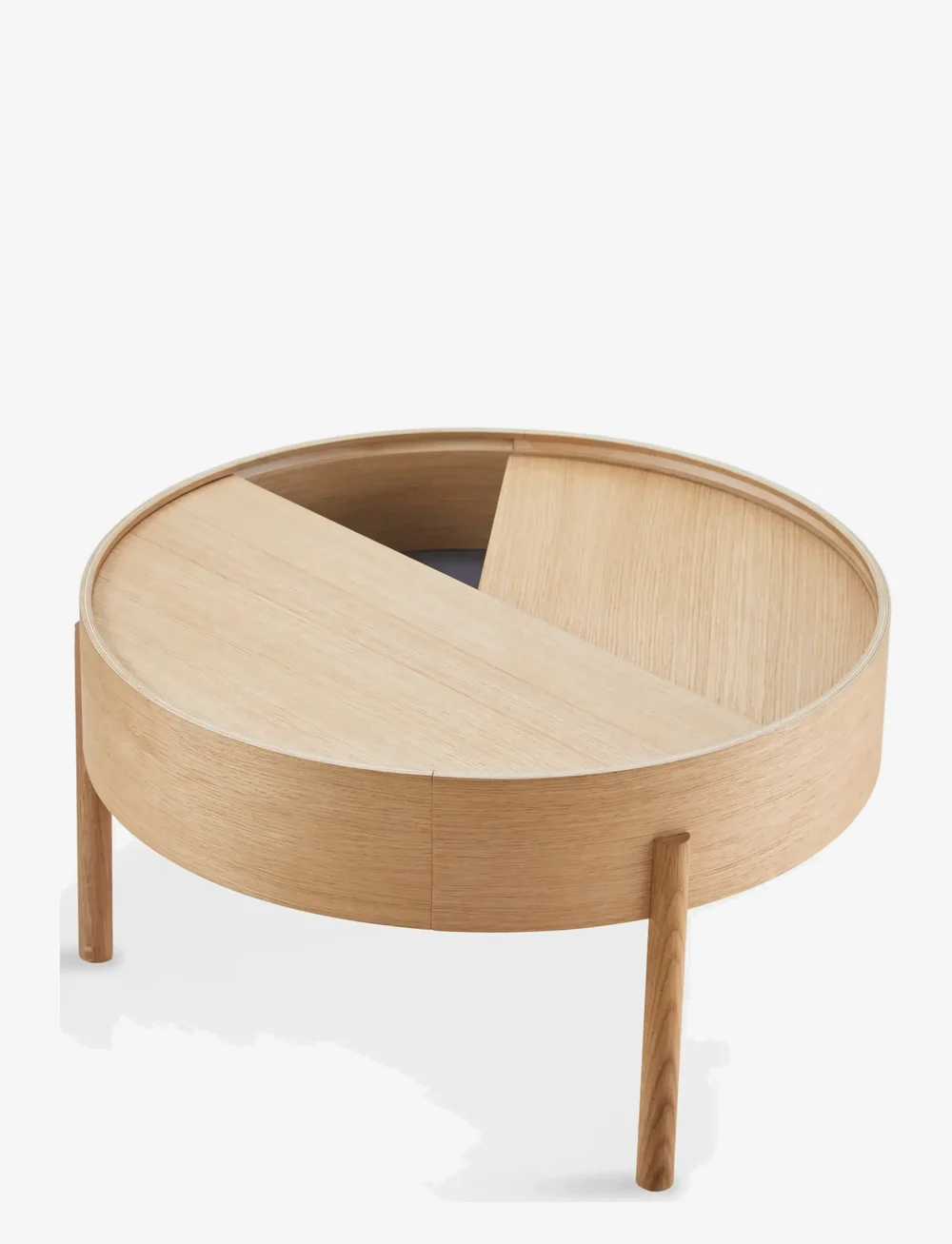 WOUD - Arc coffee table - sófaborð - oiled oak - 3