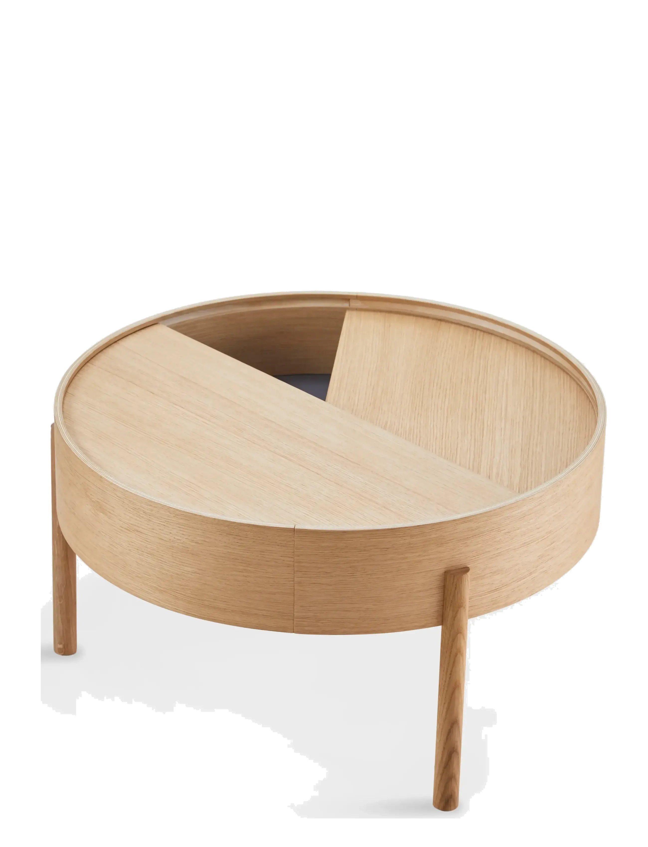 WOUD - Arc coffee table - straumar - oiled oak - 4