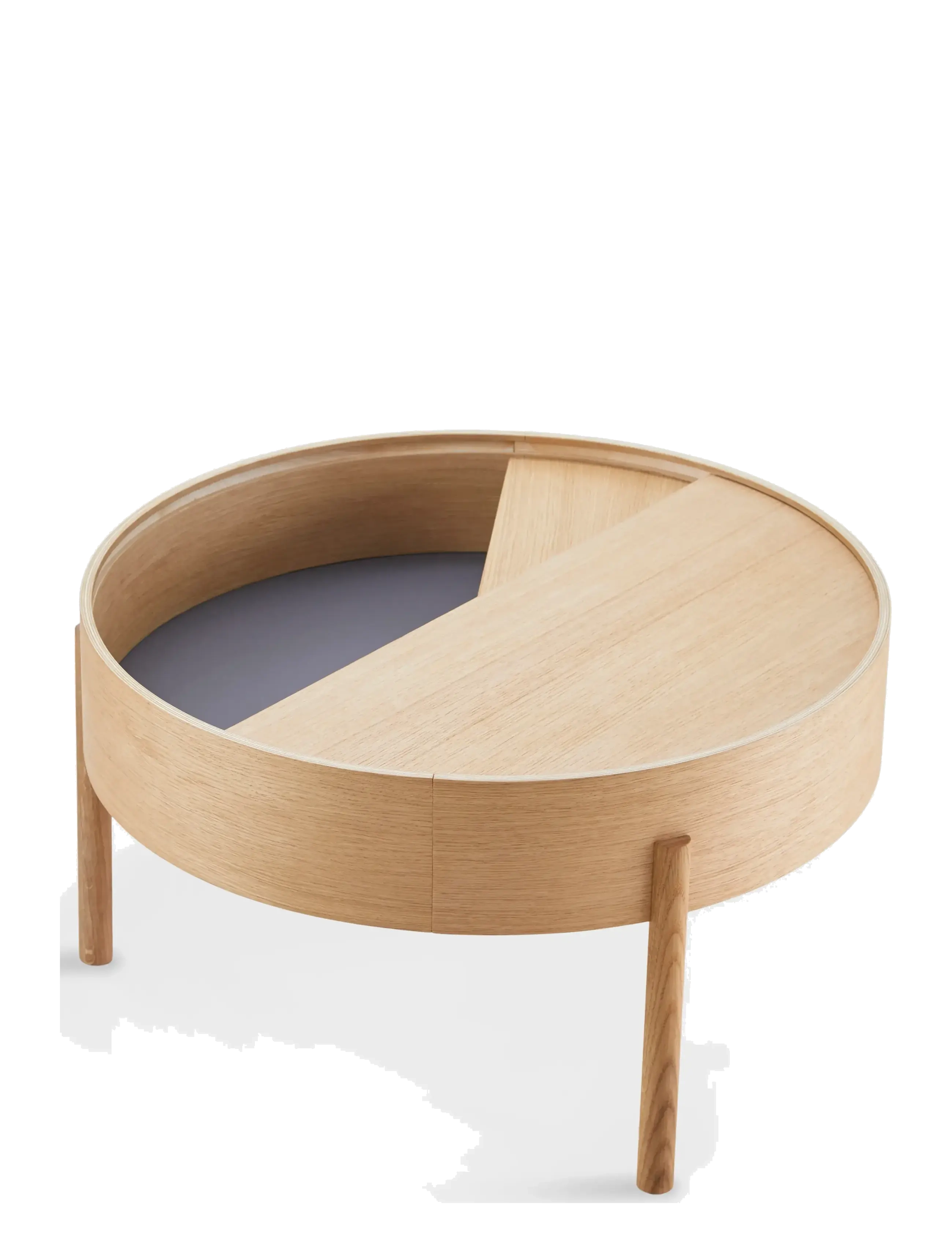 WOUD - Arc coffee table - straumar - oiled oak - 5