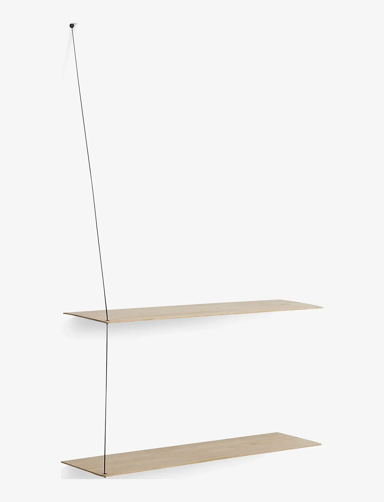 WOUD - Stedge shelf - hoiustamine ja riiulid - white pigmented lacquered oak - 1