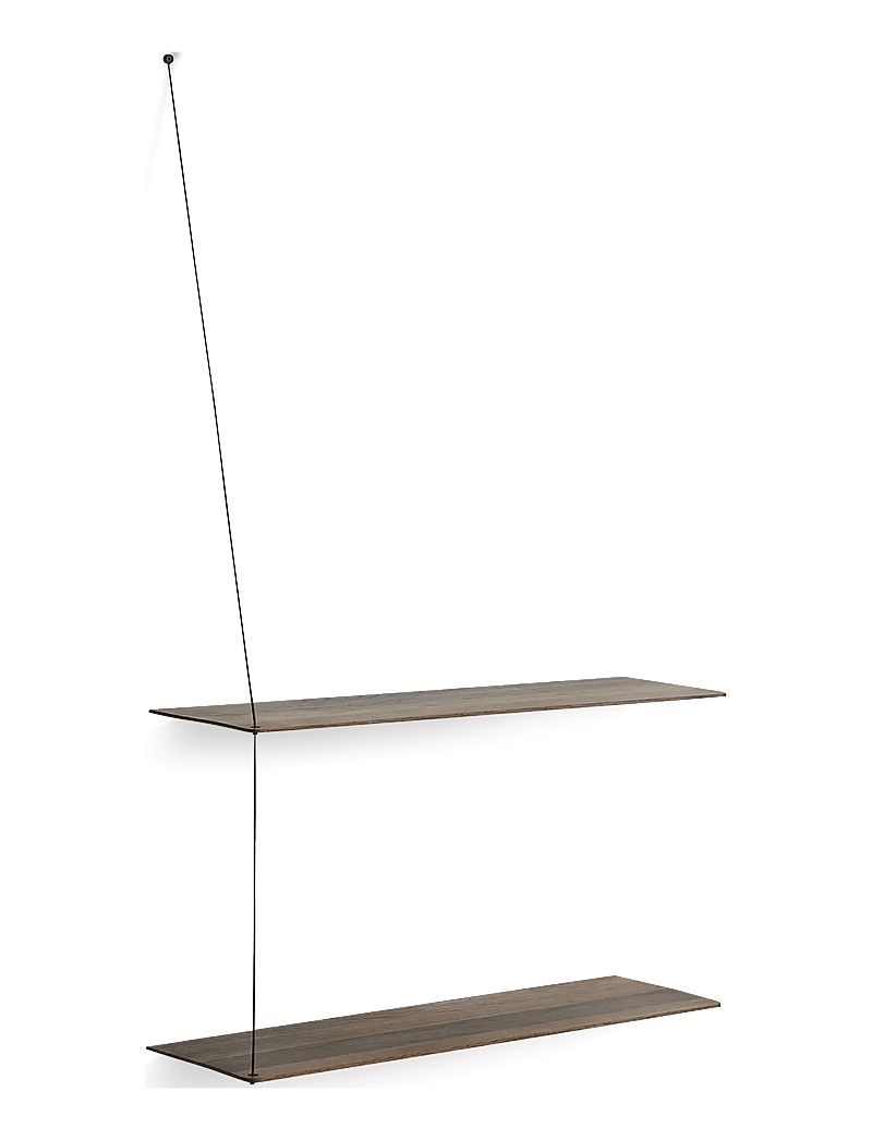 WOUD - Stedge shelf - geymsla og hillur - smoked oak - 1