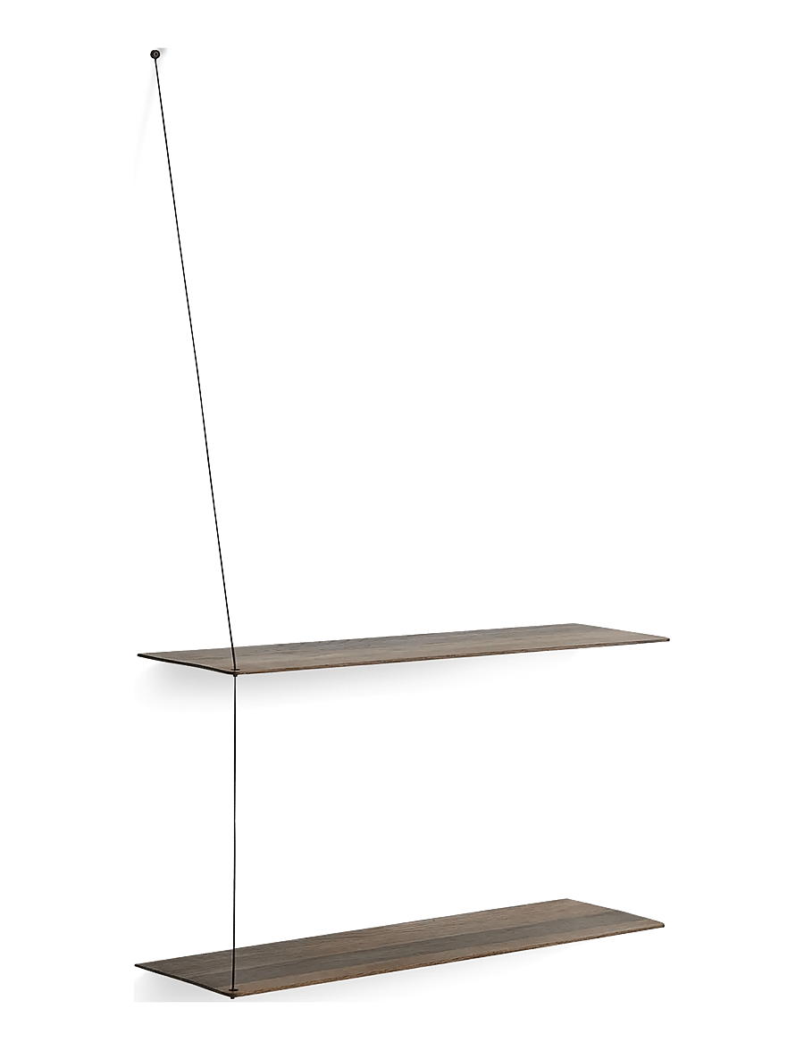 WOUD - Stedge shelf - regale und verwahrung - smoked oak - 1