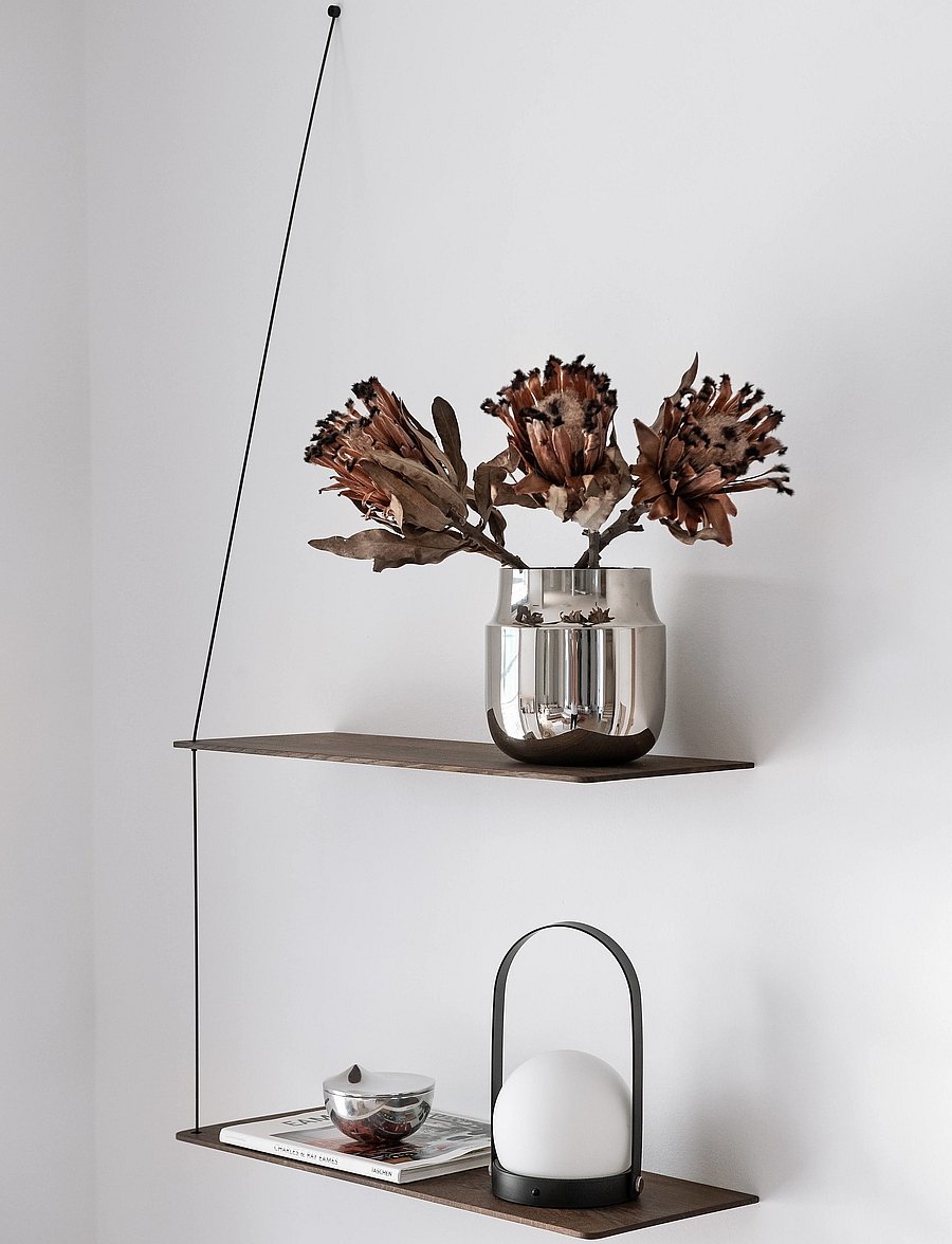 WOUD - Stedge shelf - regale und verwahrung - smoked oak - 0