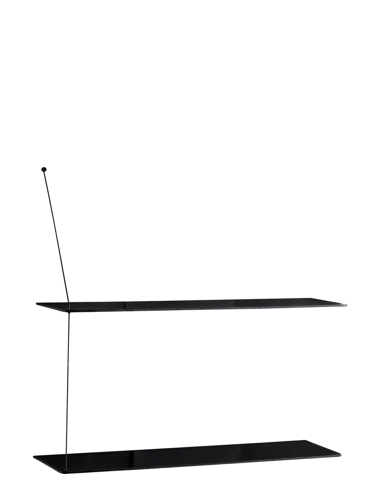 WOUD - Stedge shelf - hoiustamine ja riiulid - black painted oak - 3