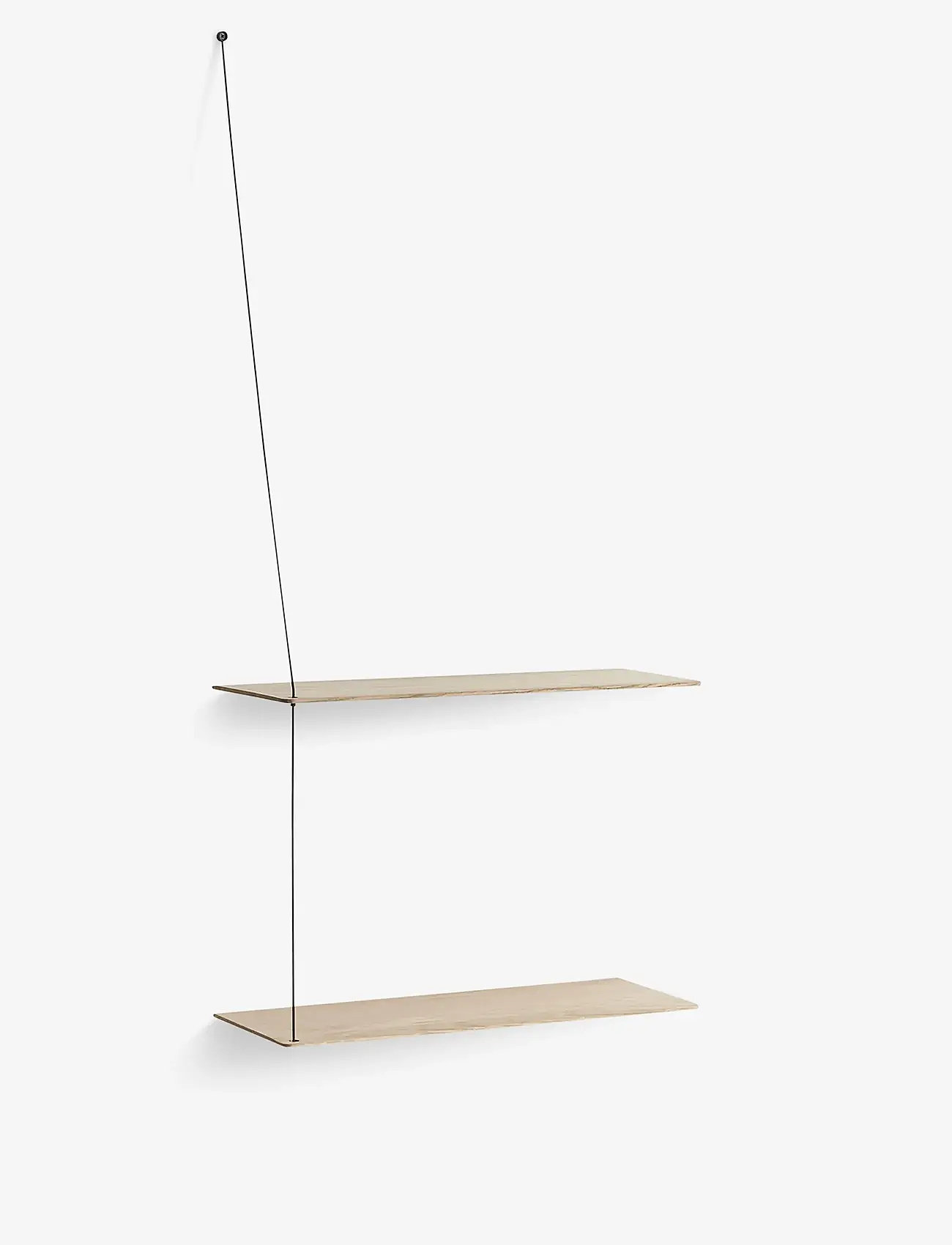 WOUD - Stedge shelf - hoiustamine ja riiulid - white pigmented lacquered oak - 0